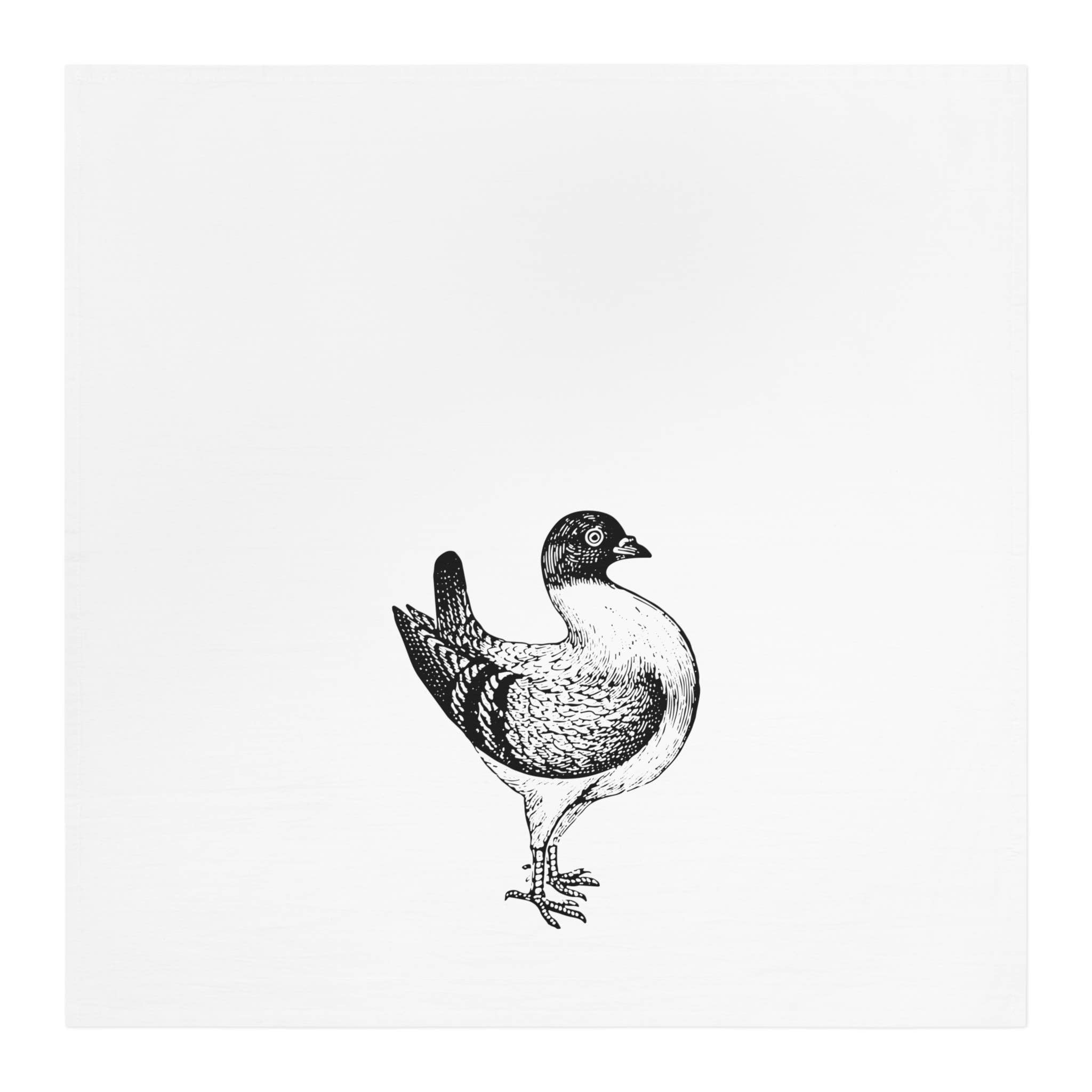 Pigeon 100% Organic Cotton Printed Kitchen Tea Towel, photo 2 of 2