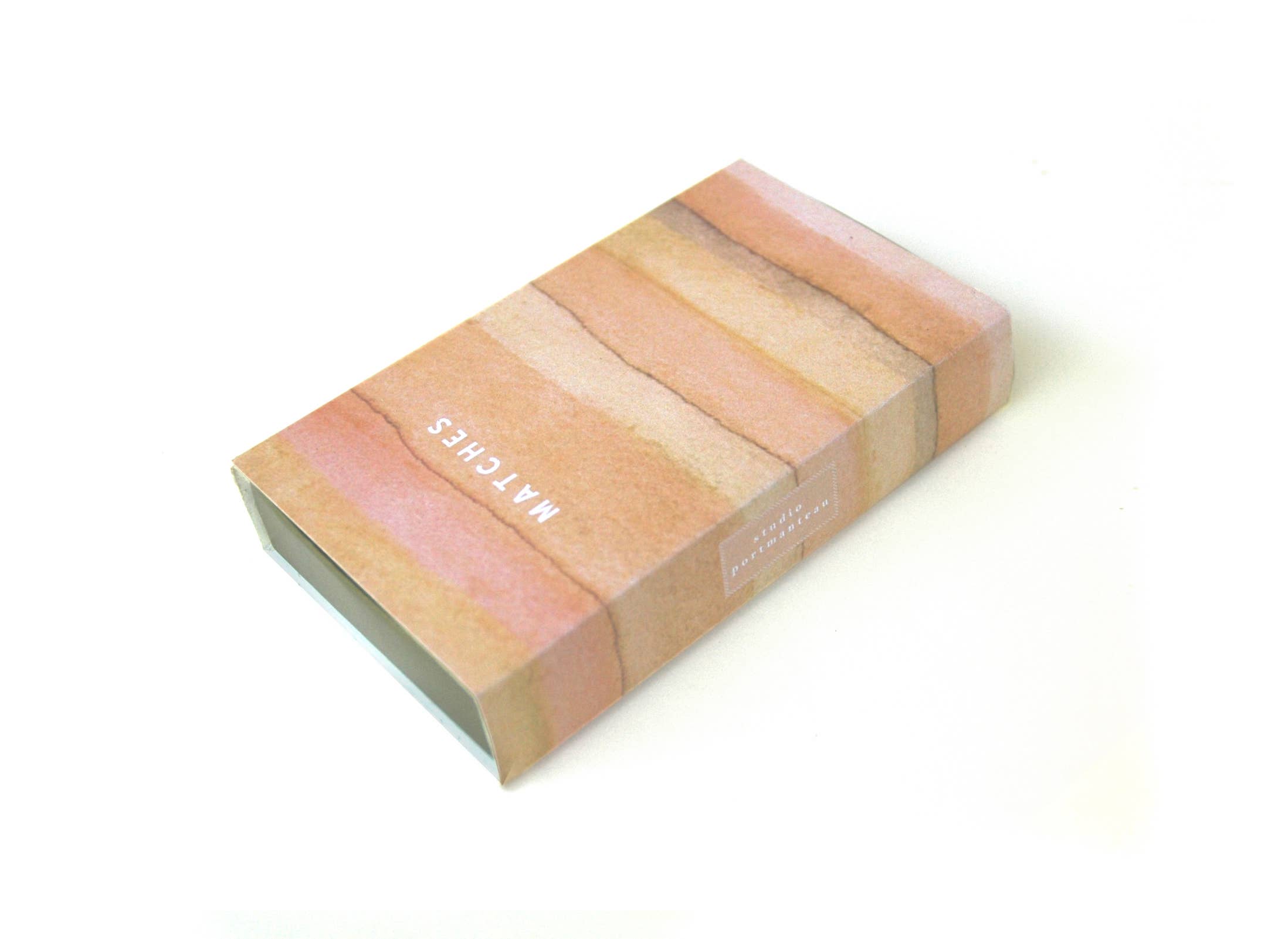 Earth Tones Large Matchbox | Pretty Home Decor | Candle Gift, photo 6 of 8