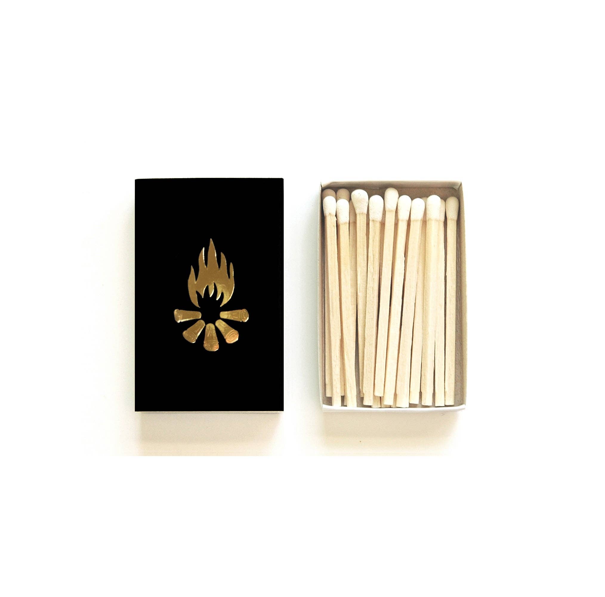 Gold Campfire Black Matchbox, photo 5 of 6