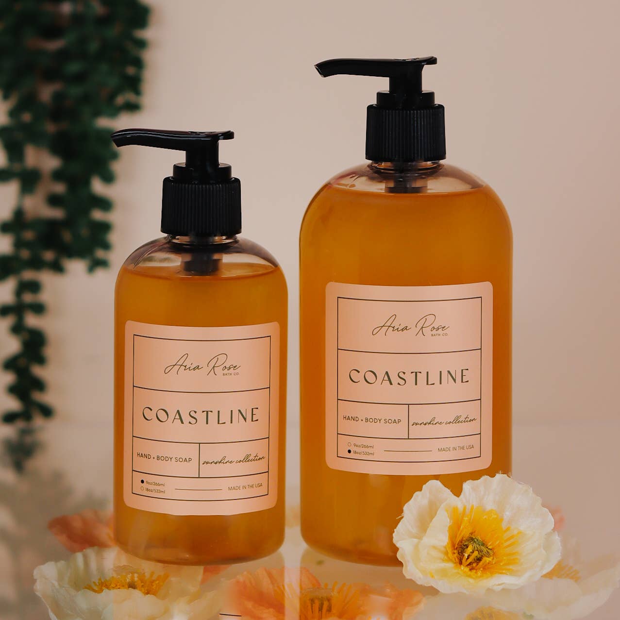 Coastline Hand + Body Liquid Soap - Sunshine Collection: 9 oz, photo 2 of 4