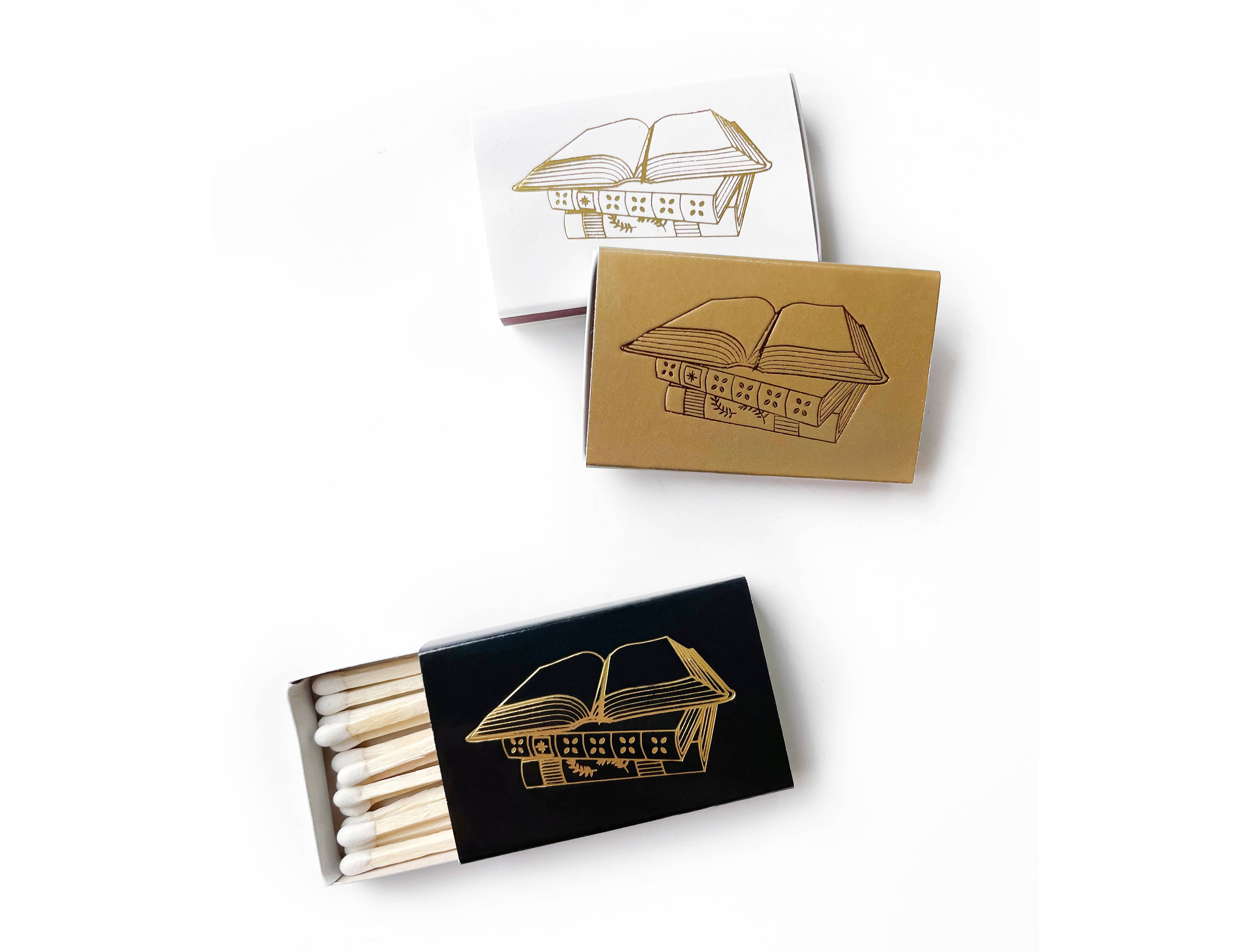 Book Lover Matchbox | Bibliophile Matches | Literary Candle, photo 4 of 6