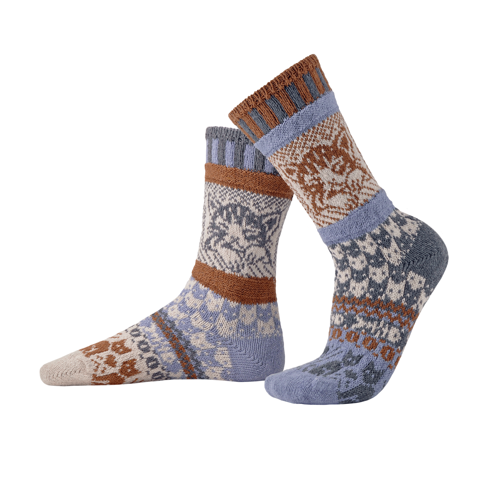 Cat Crew Socks USA Made Giveback Socks for Pet Rescue : XL (Women 12+ / Men 11 - 14)