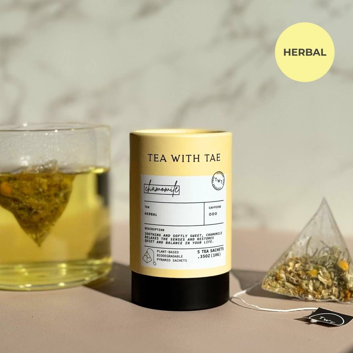 Chamomile Mini Tea Tube (5 tea bags), photo 2 of 8