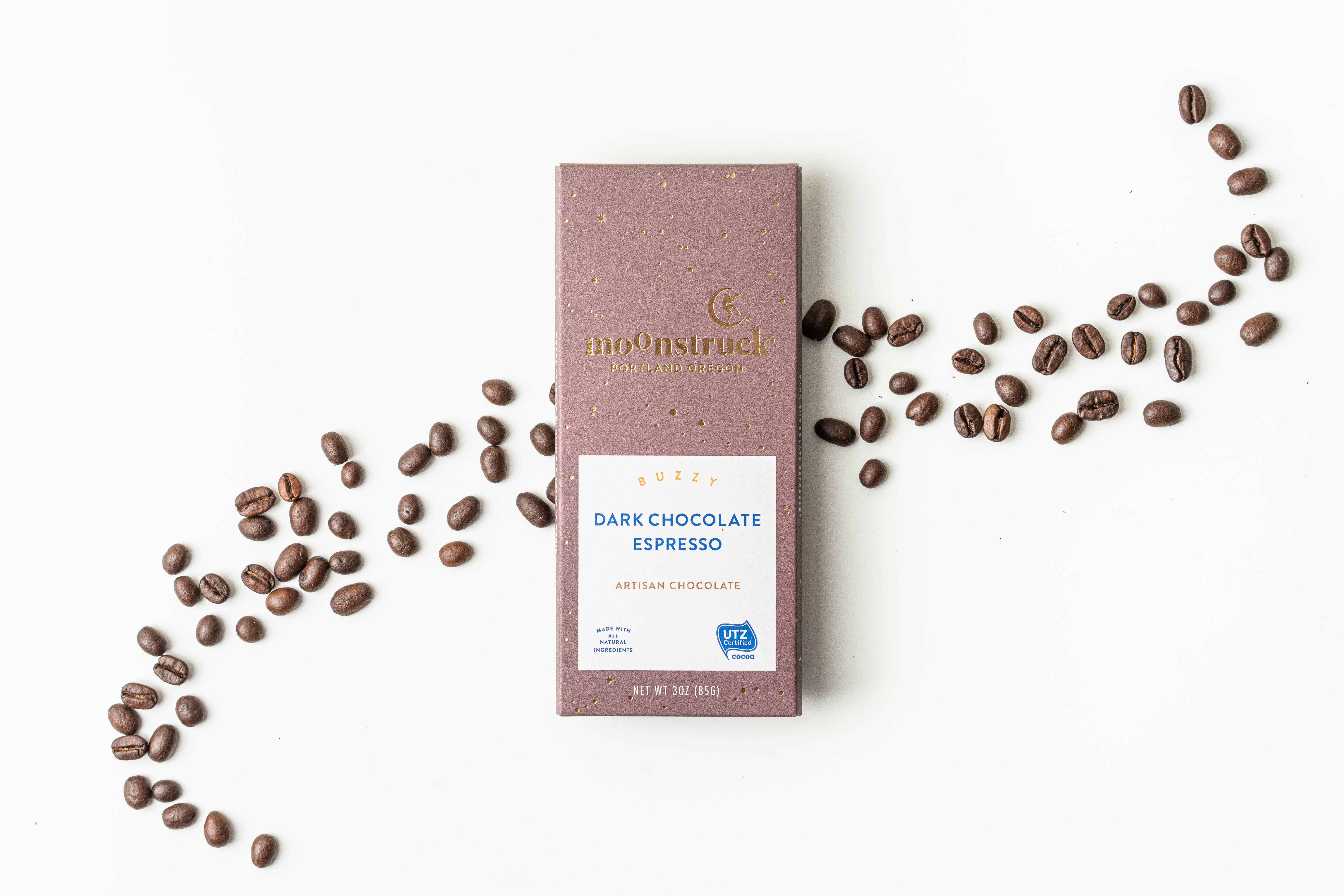 Buzzy Dark Espresso Chocolate Bar, photo 1 of 3