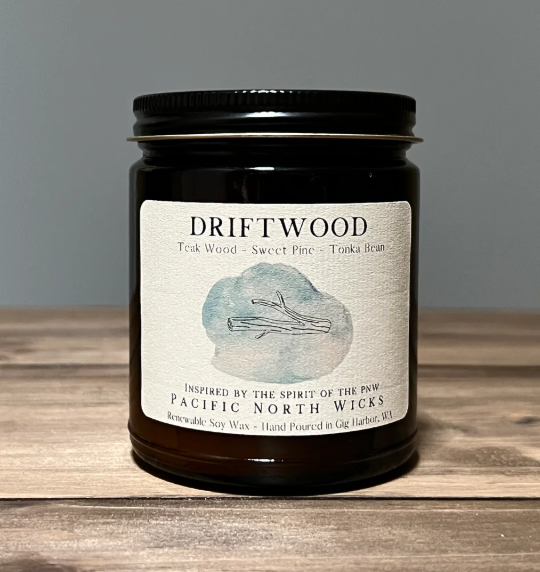 Driftwood Poured Candle