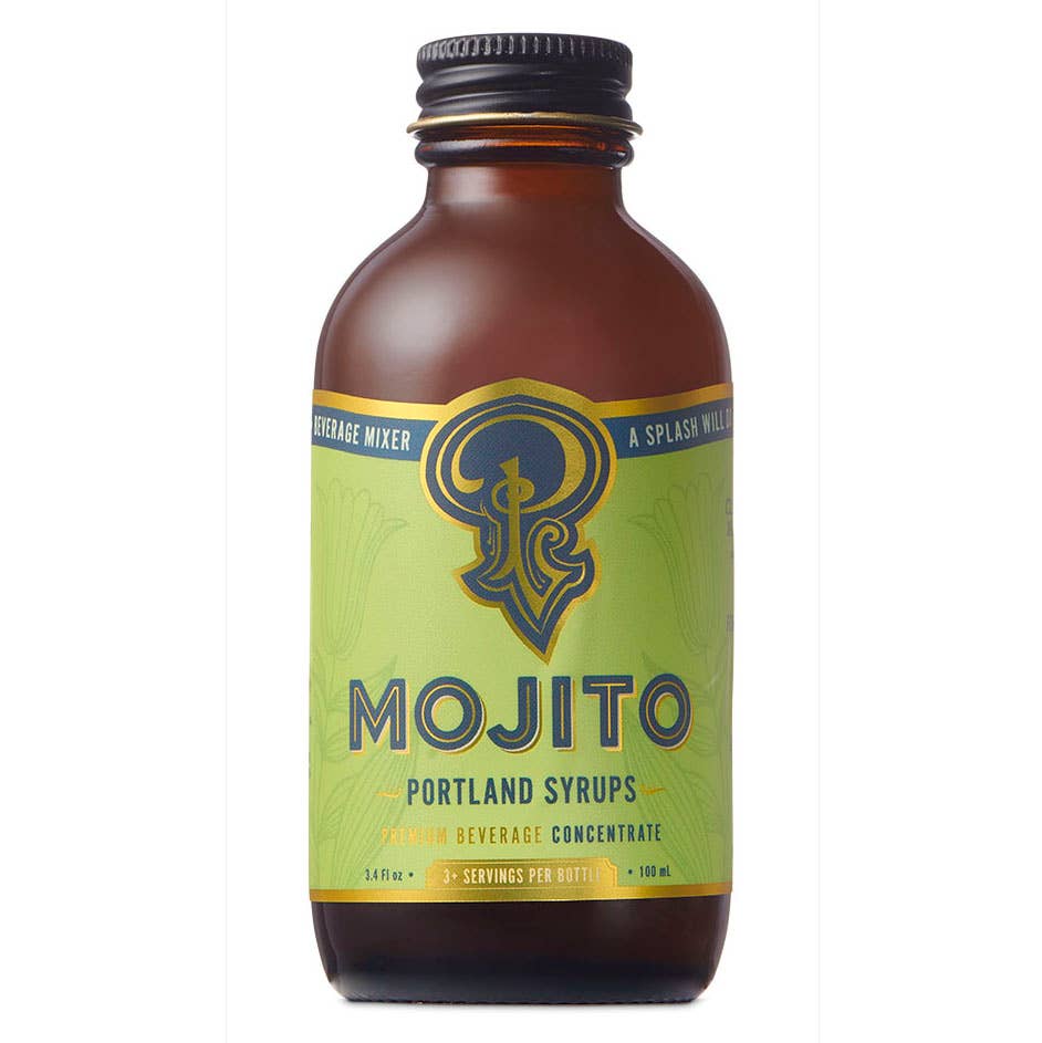 Mojito Syrup 3.4oz - cocktail / mocktail beverage mixer, photo 1 of 5