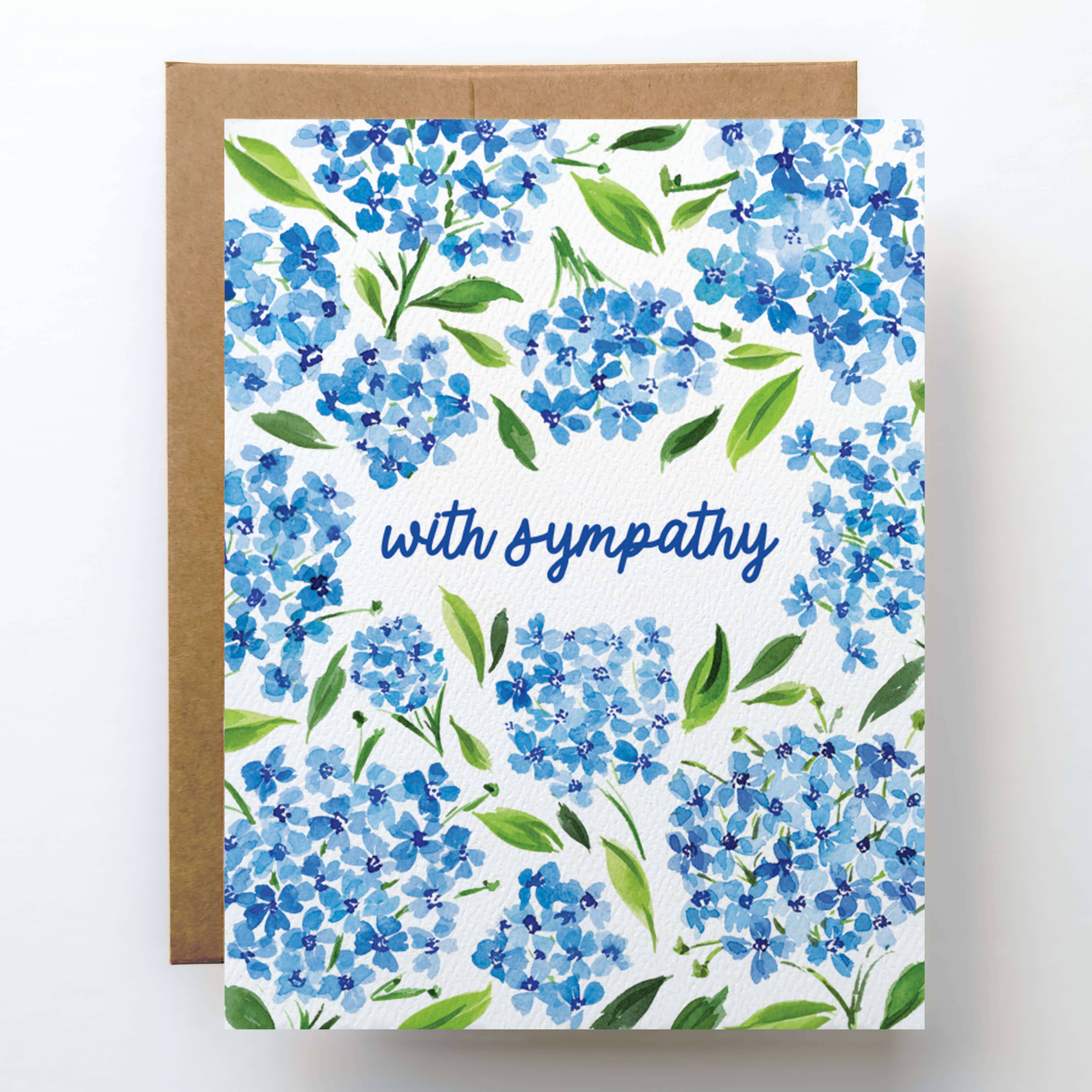Sympathy Blue Flowers | Loss, Grief and Friendship, photo 1 of 5