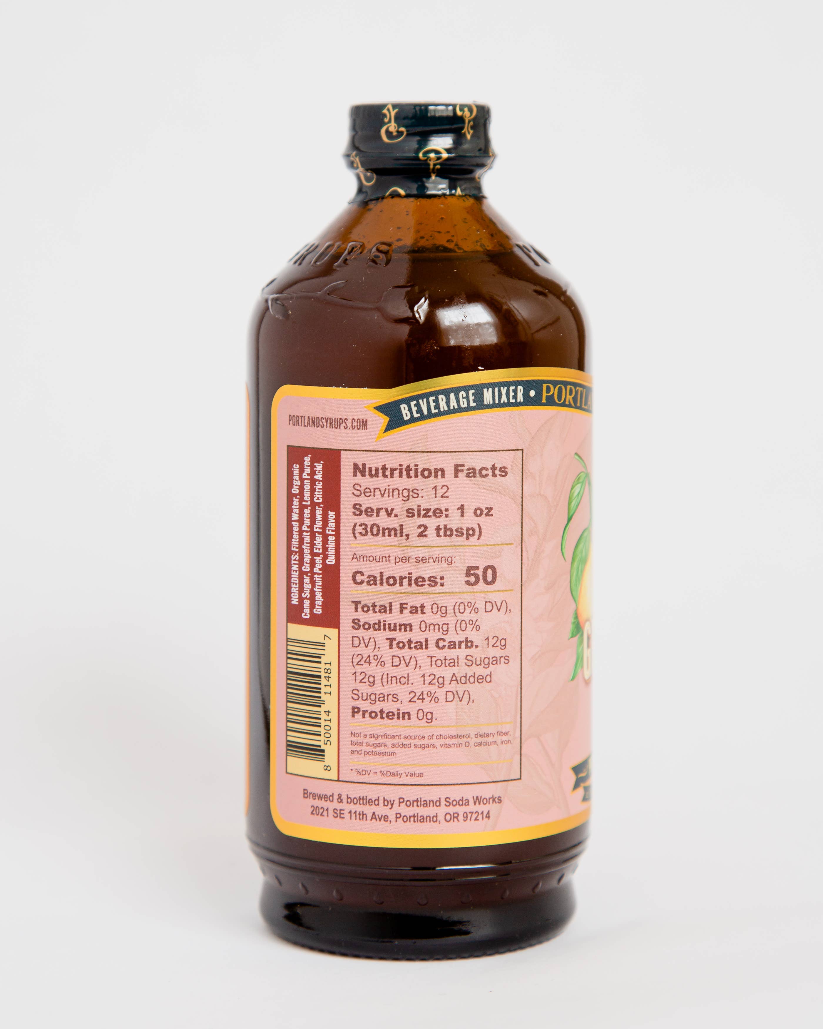 Grapefruit Tonic 12oz - cocktail / mocktail beverage mixer, photo 8 of 8