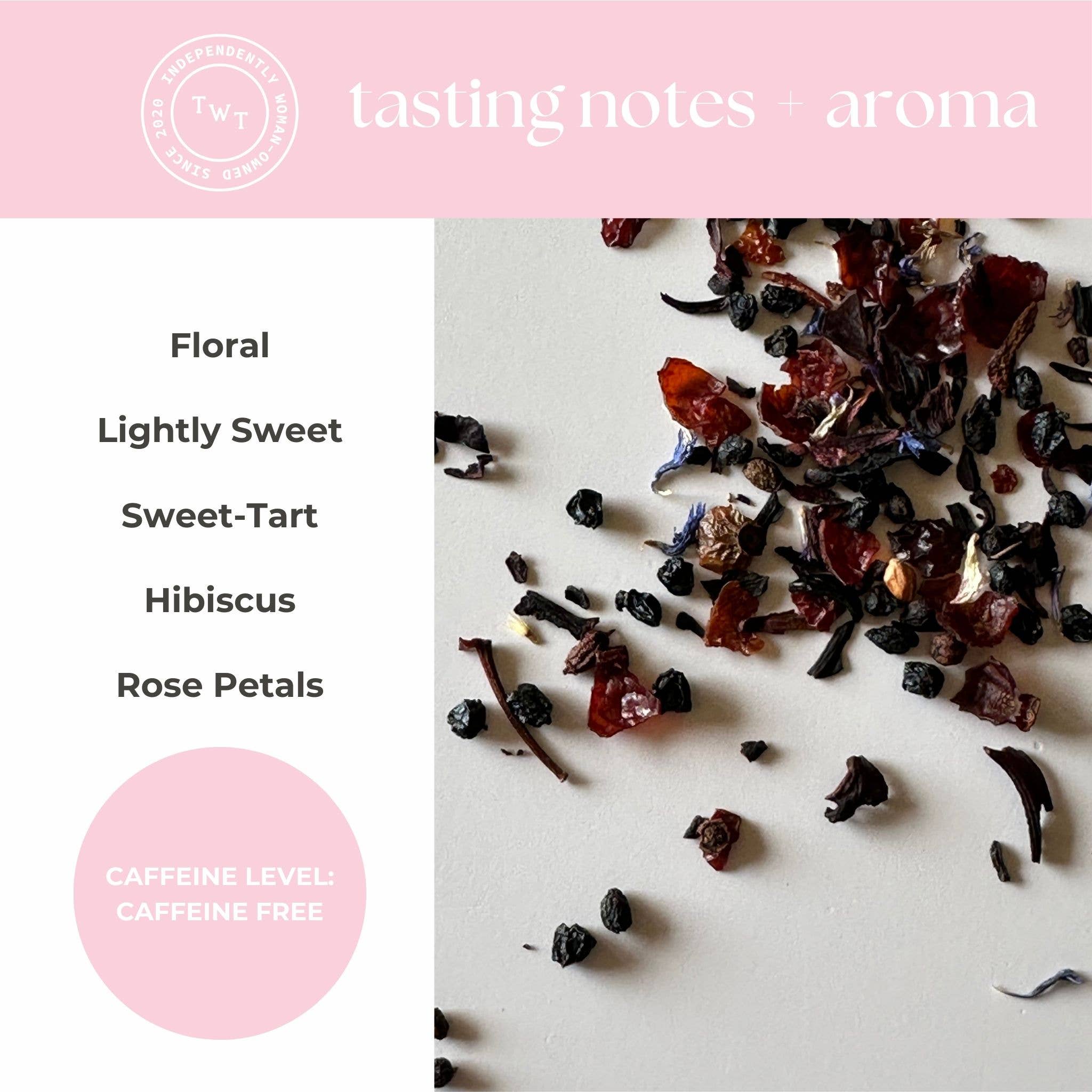 Hibiscus Rose Herbal Mini Tube Gift (5 tea bags), photo 5 of 8