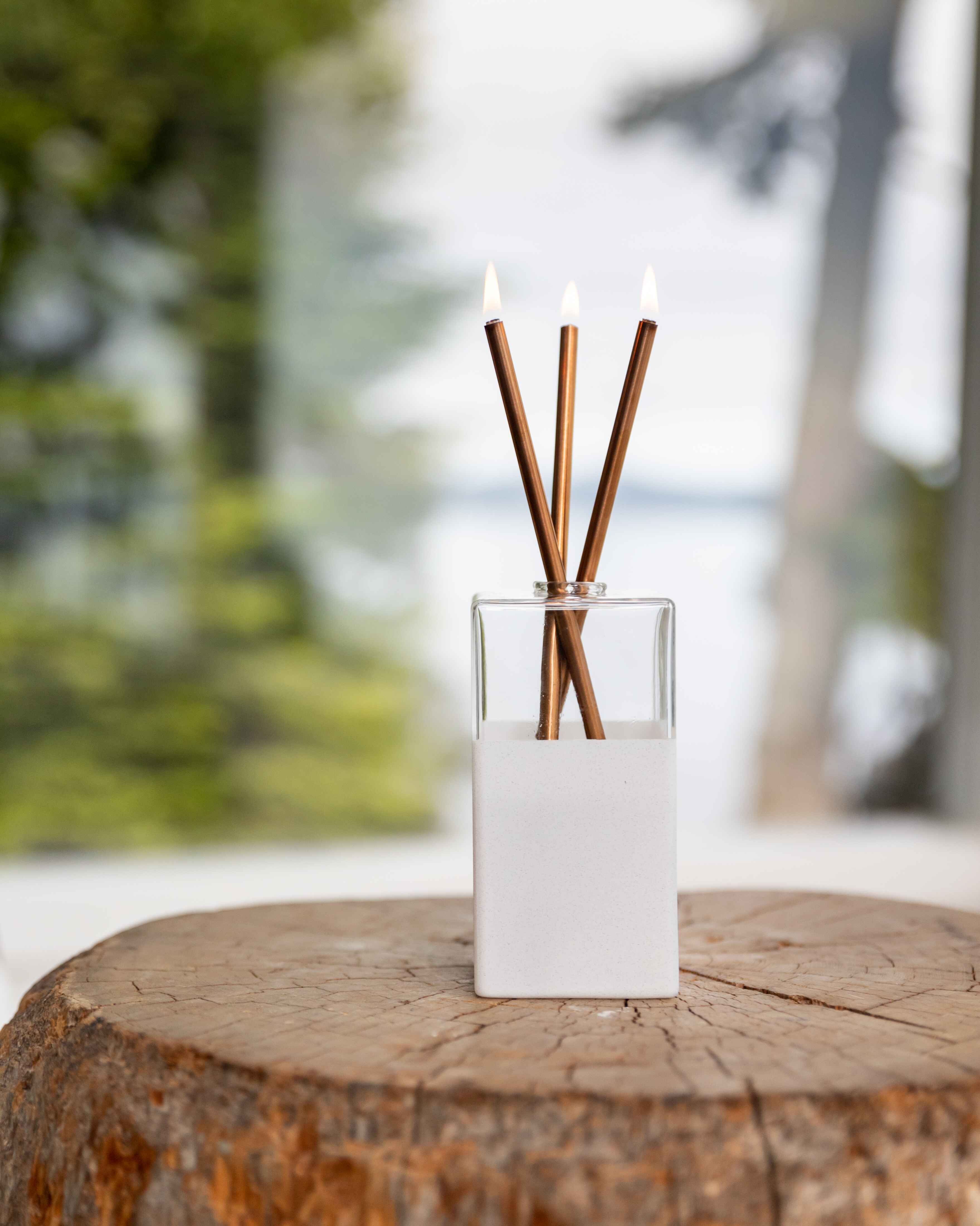 Champagne Everlasting Candles – Reusable Steel Oil Candles, photo 3 of 8