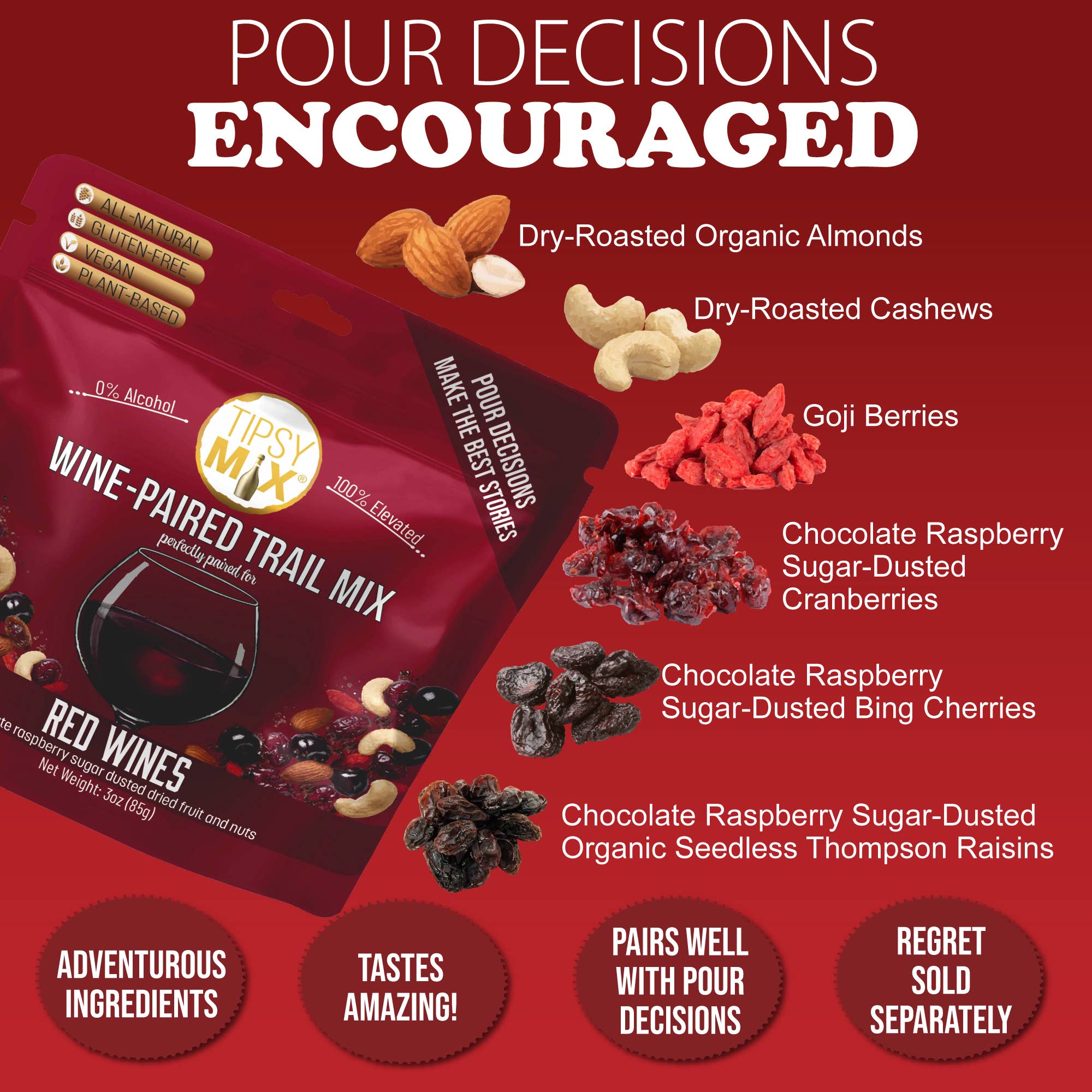 03. Wine-Paired Trail Mix - Red Wine, photo 6 of 6