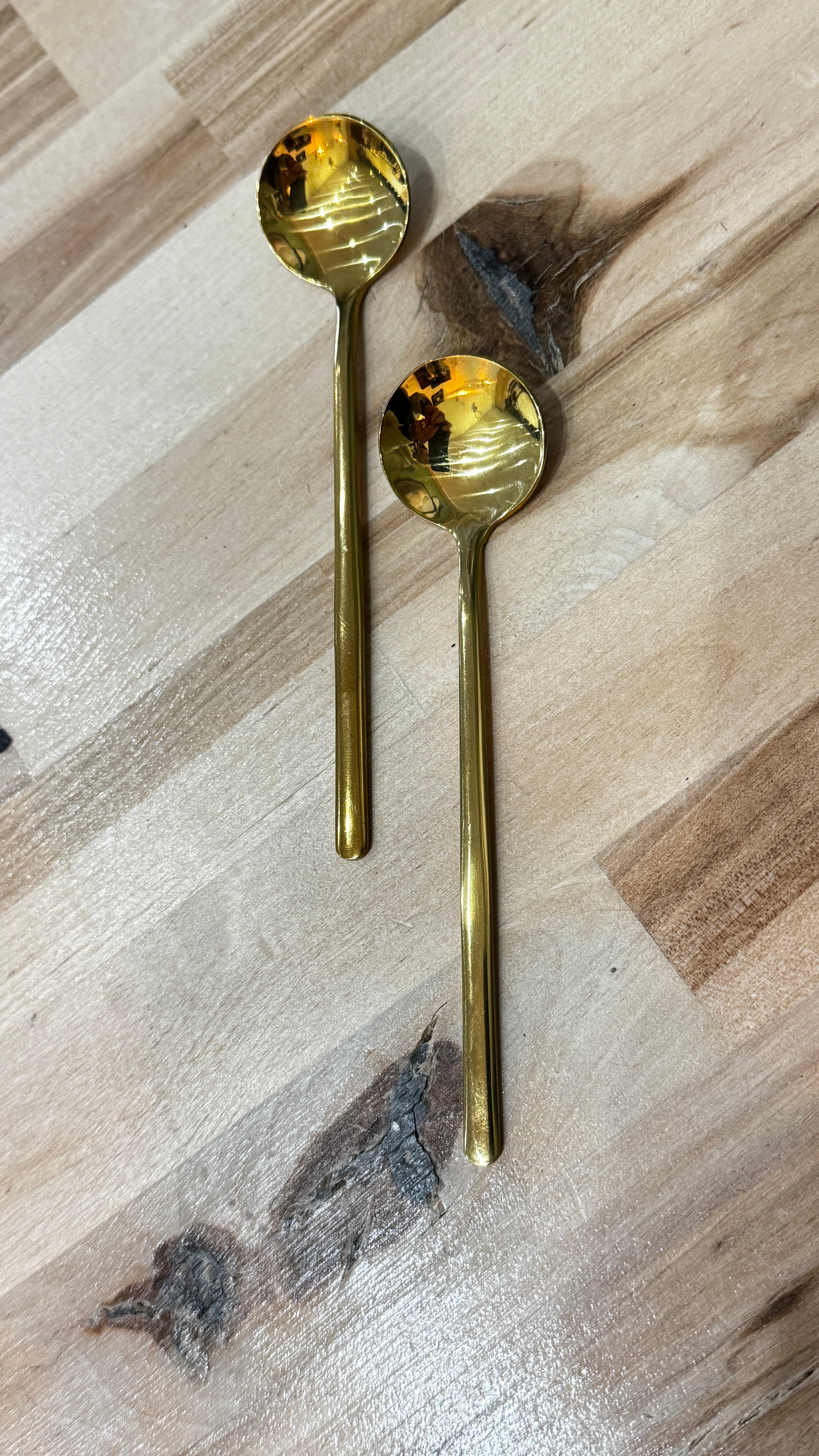 Mini Gold Coffee Spoon