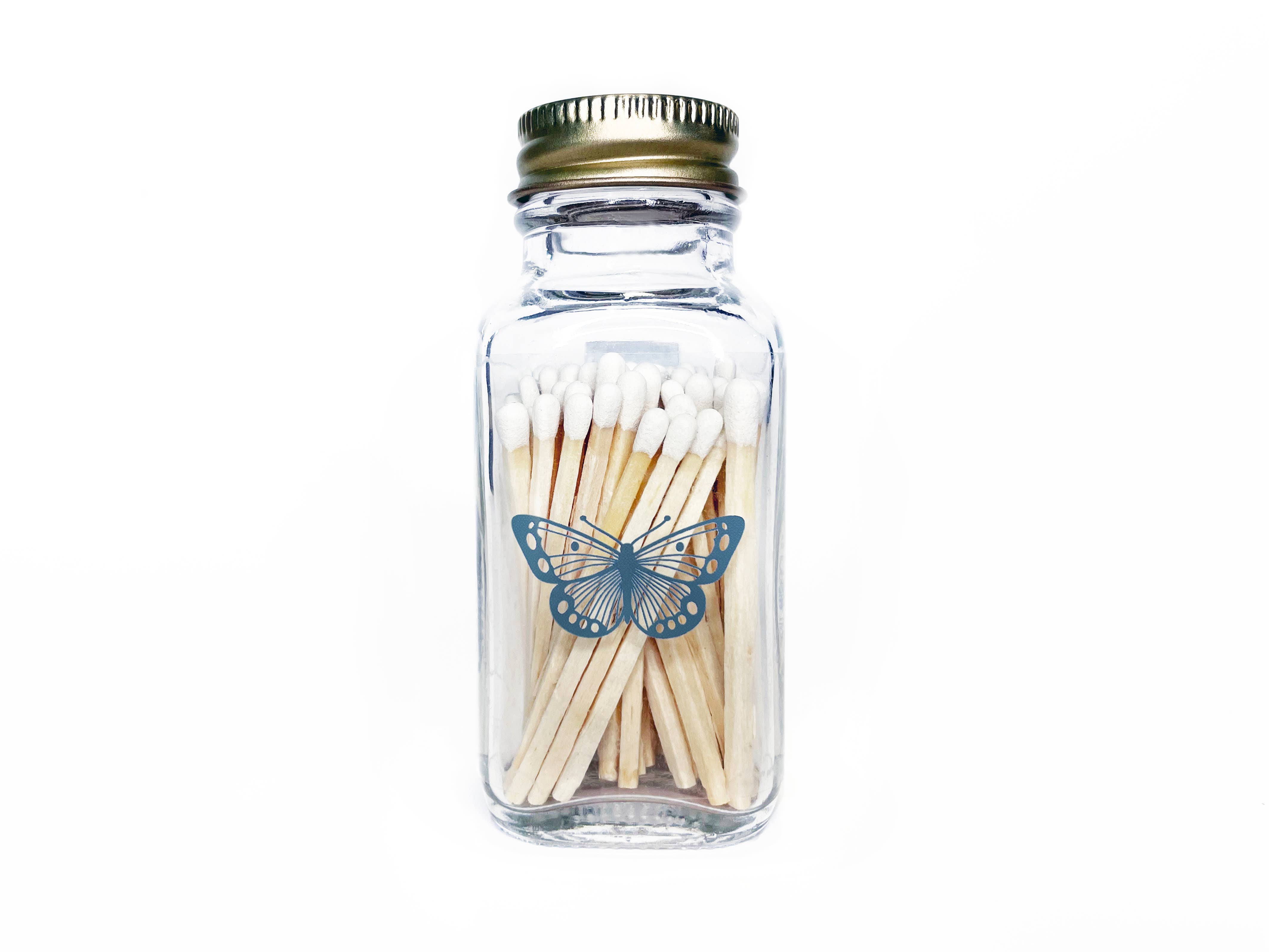 Butterfly Jar of Matches | Meadow Pollinator Match Cloche, photo 1 of 6