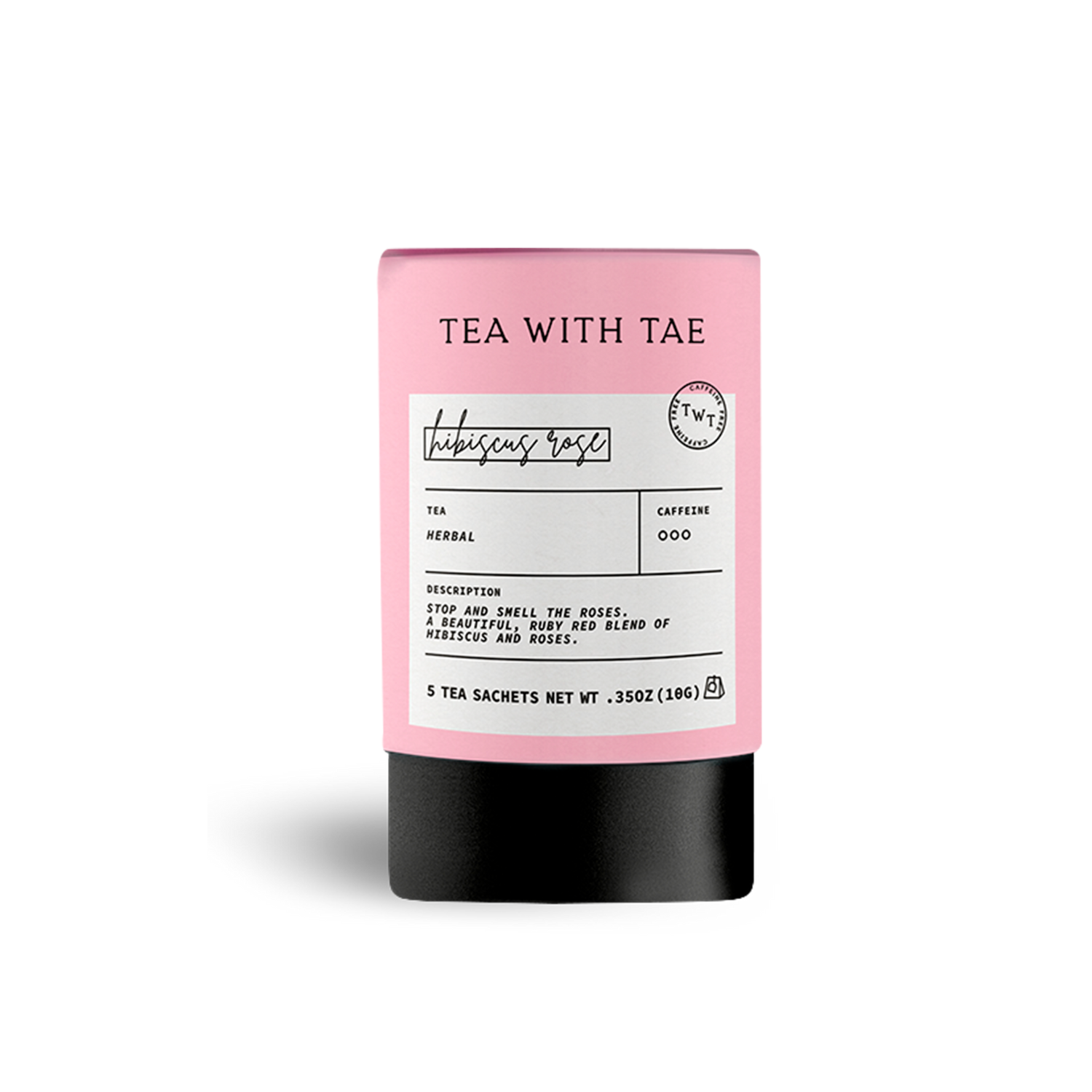 Hibiscus Rose Herbal Mini Tube Gift (5 tea bags), photo 1 of 8