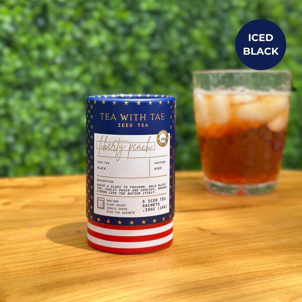 Liberty Peach Mini Tea Tube | Celebrate America's 250th Bday, photo 3 of 6