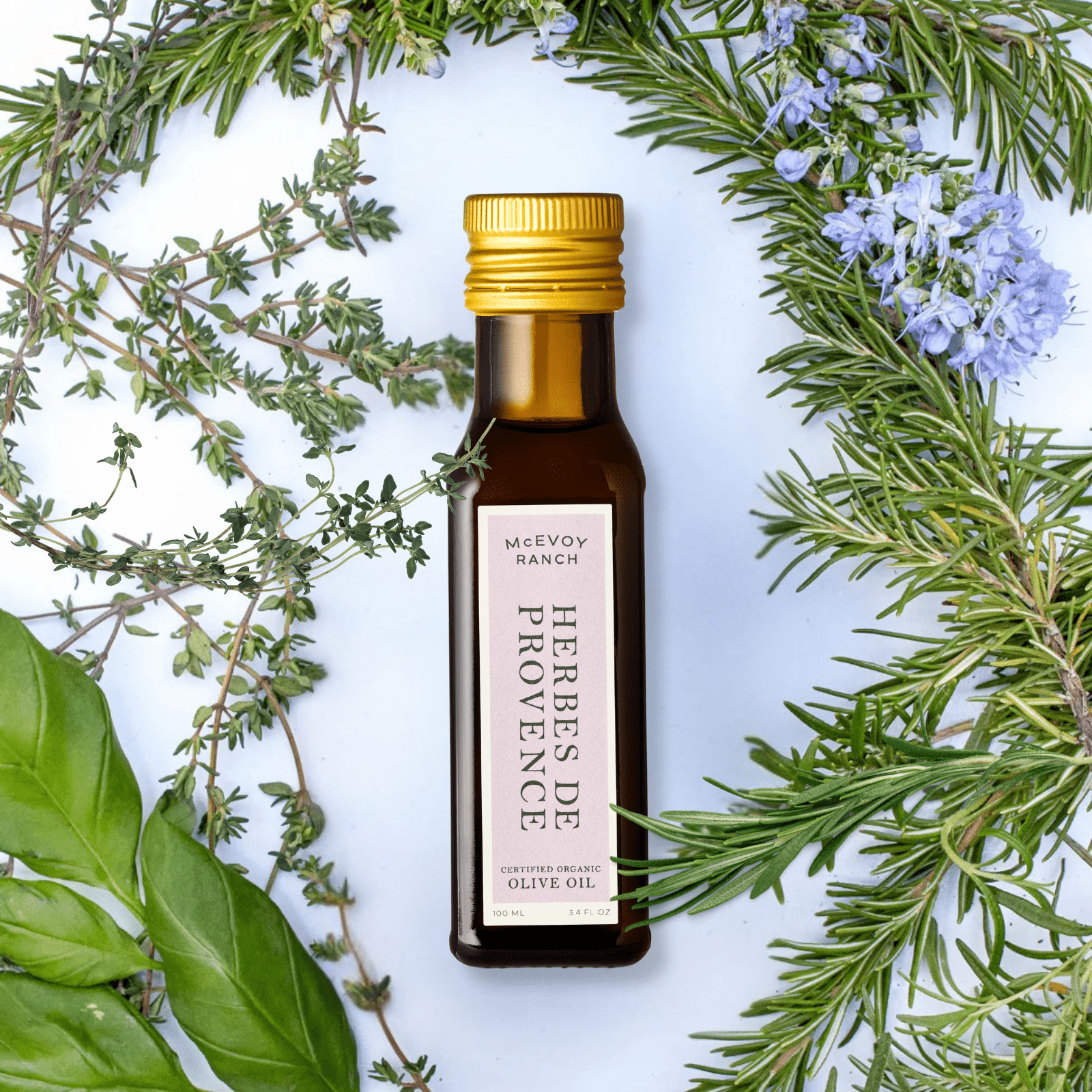 Organic Herbes de Provence Olive Oil - 100ml, photo 3 of 4