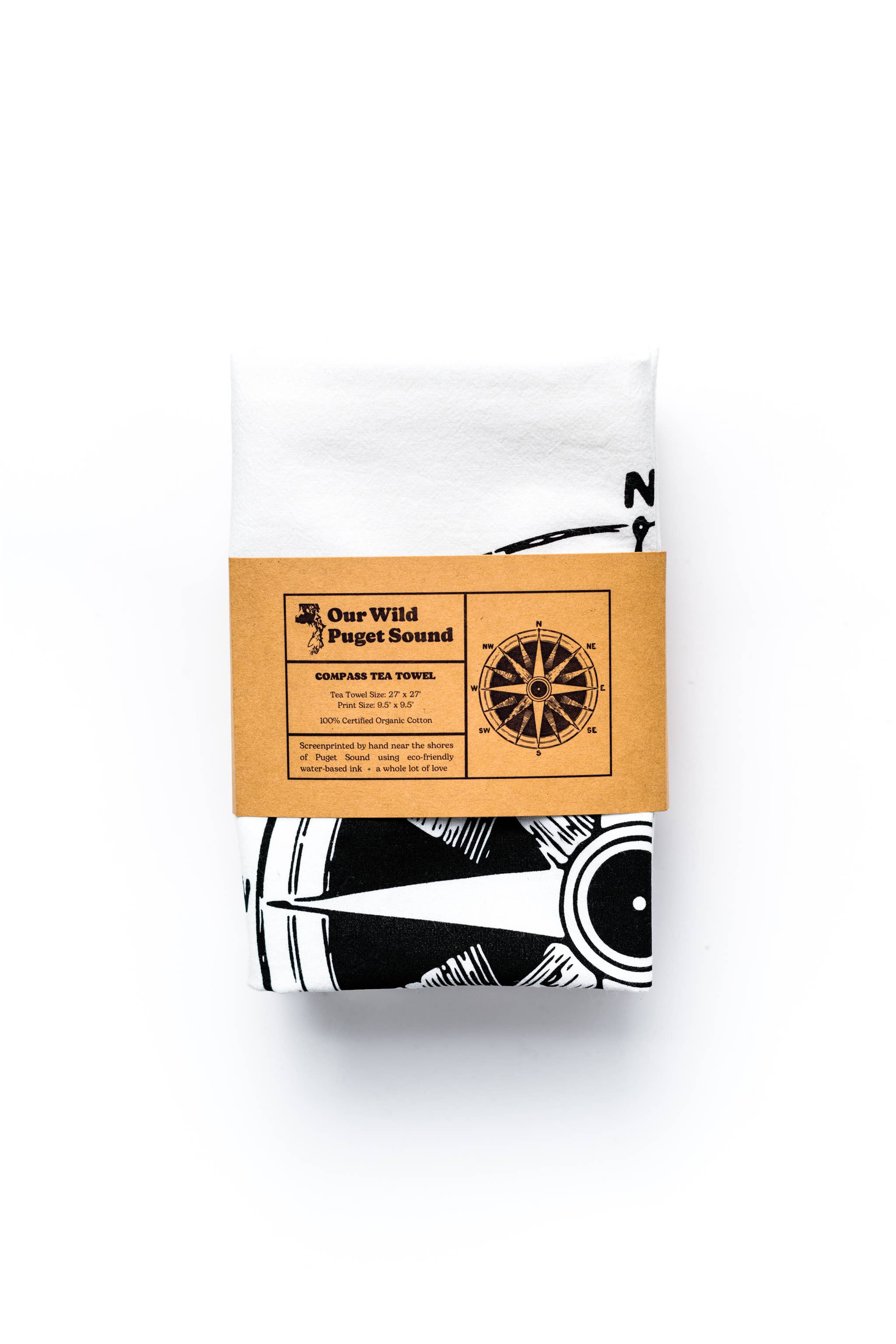Compass Tea Towel, photo 5 of 5