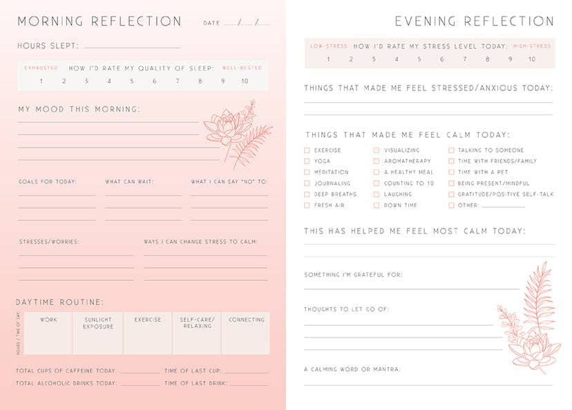 Calm: A Day and Night Reflection Journal, photo 3 of 4