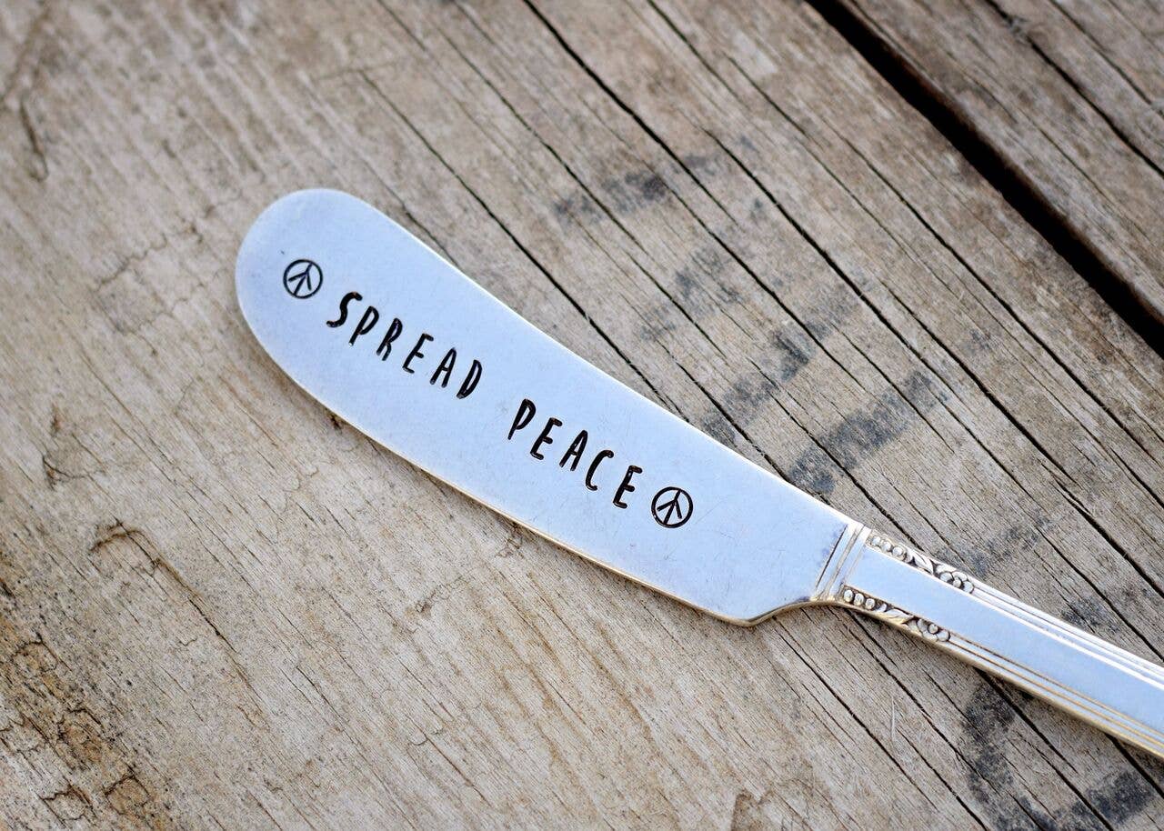 Spread Peace Butter Knife