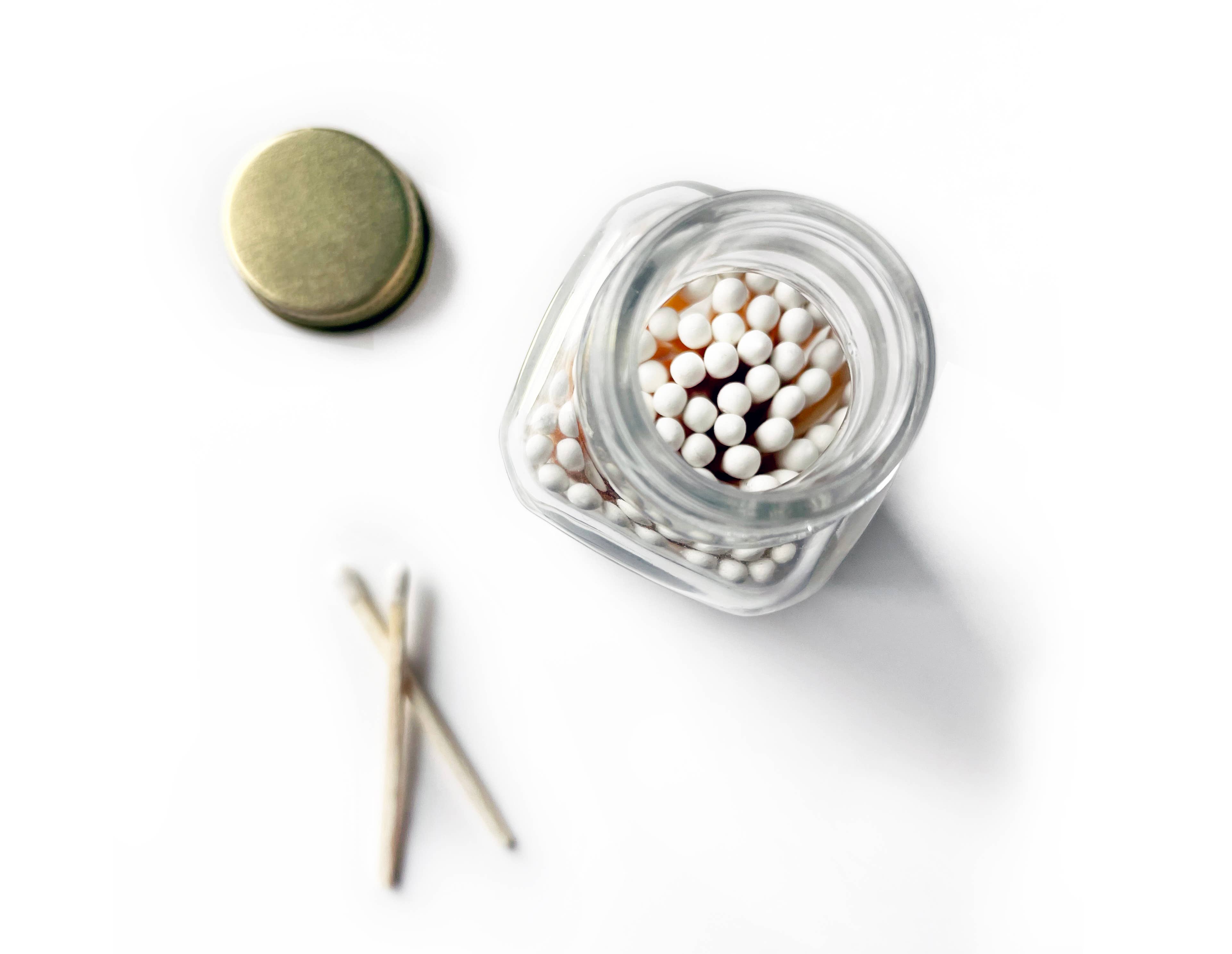 Lighthouse 2" White Match Jar | Rocky Point Match Holder, photo 4 of 8