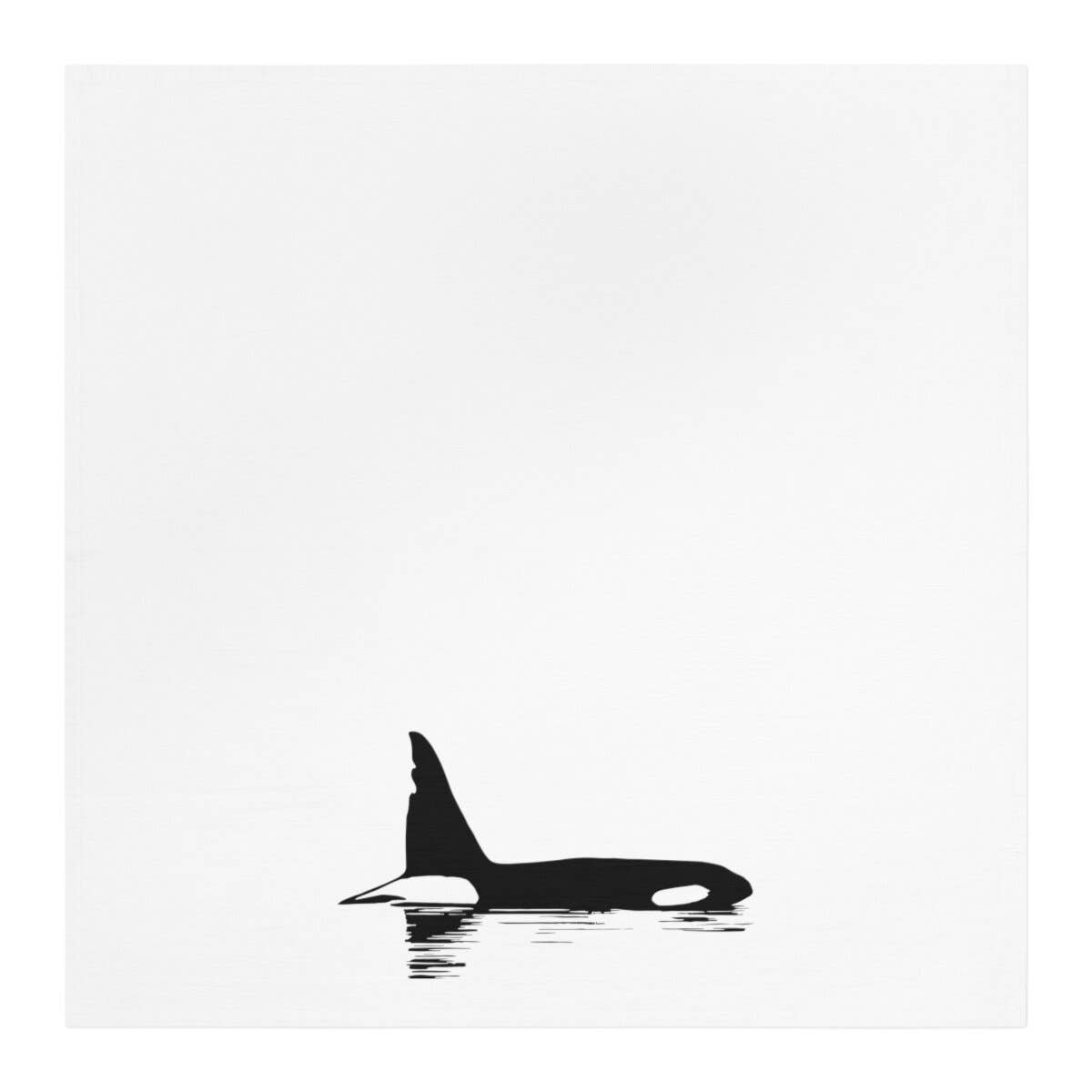 Chainsaw the Orca Kitchen Tea Towel, photo 1 of 4