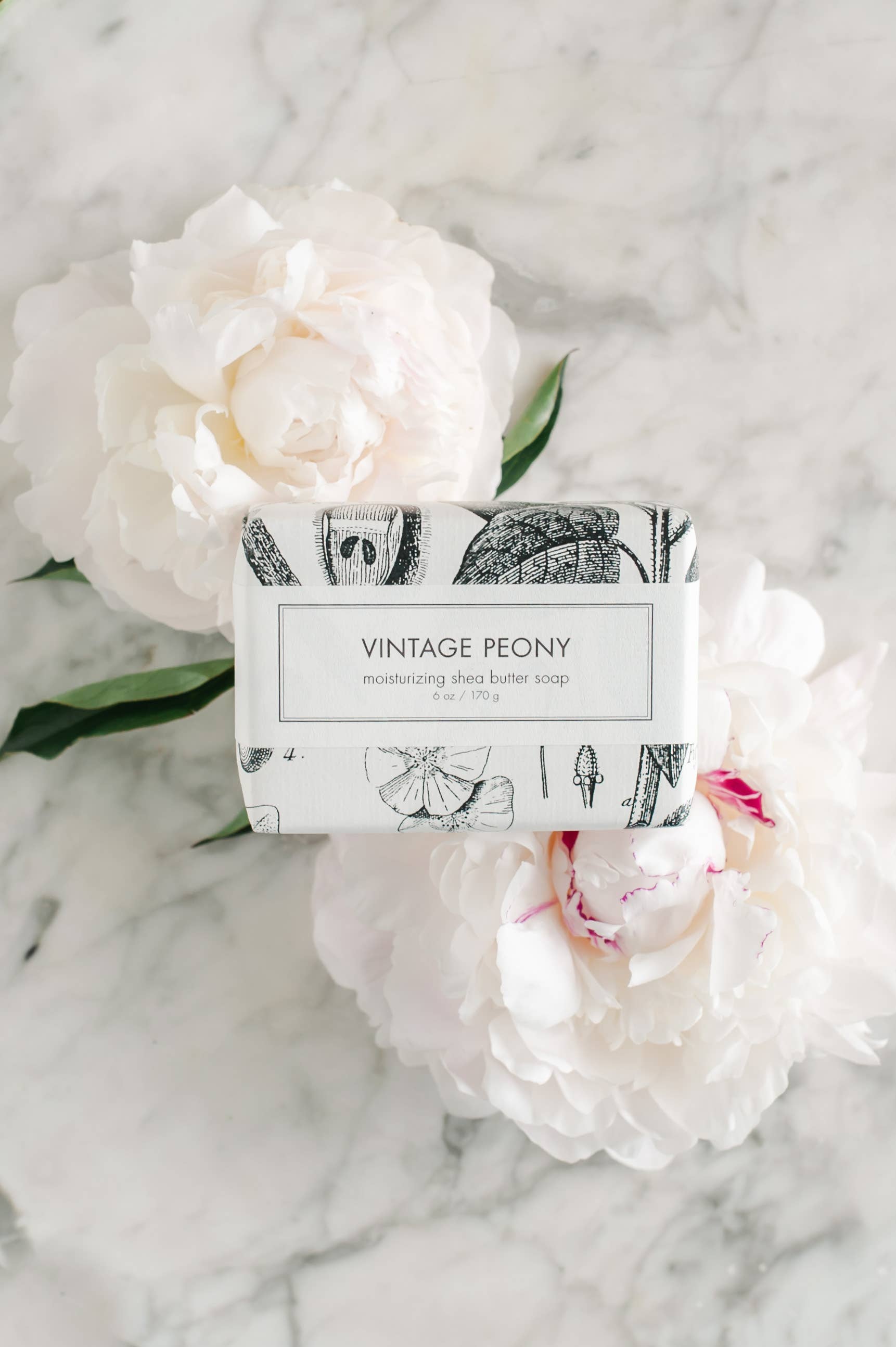 Vintage Peony Shea Butter Soap - Bath Bar, photo 4 of 8