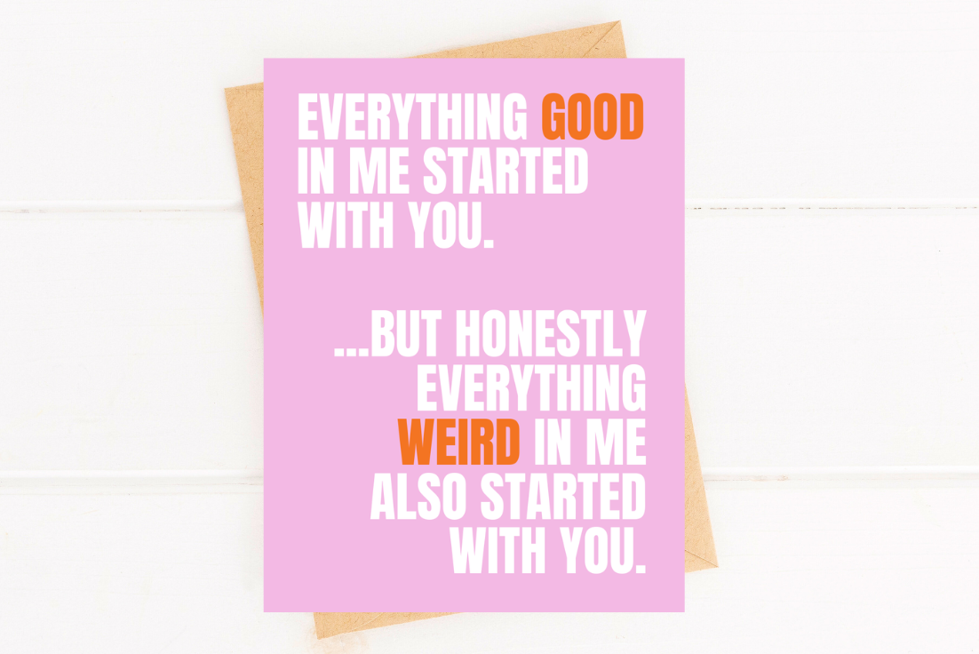 Funny Mother’s Day Card | Modern Humor Card for Mom: Single, photo 1 of 2