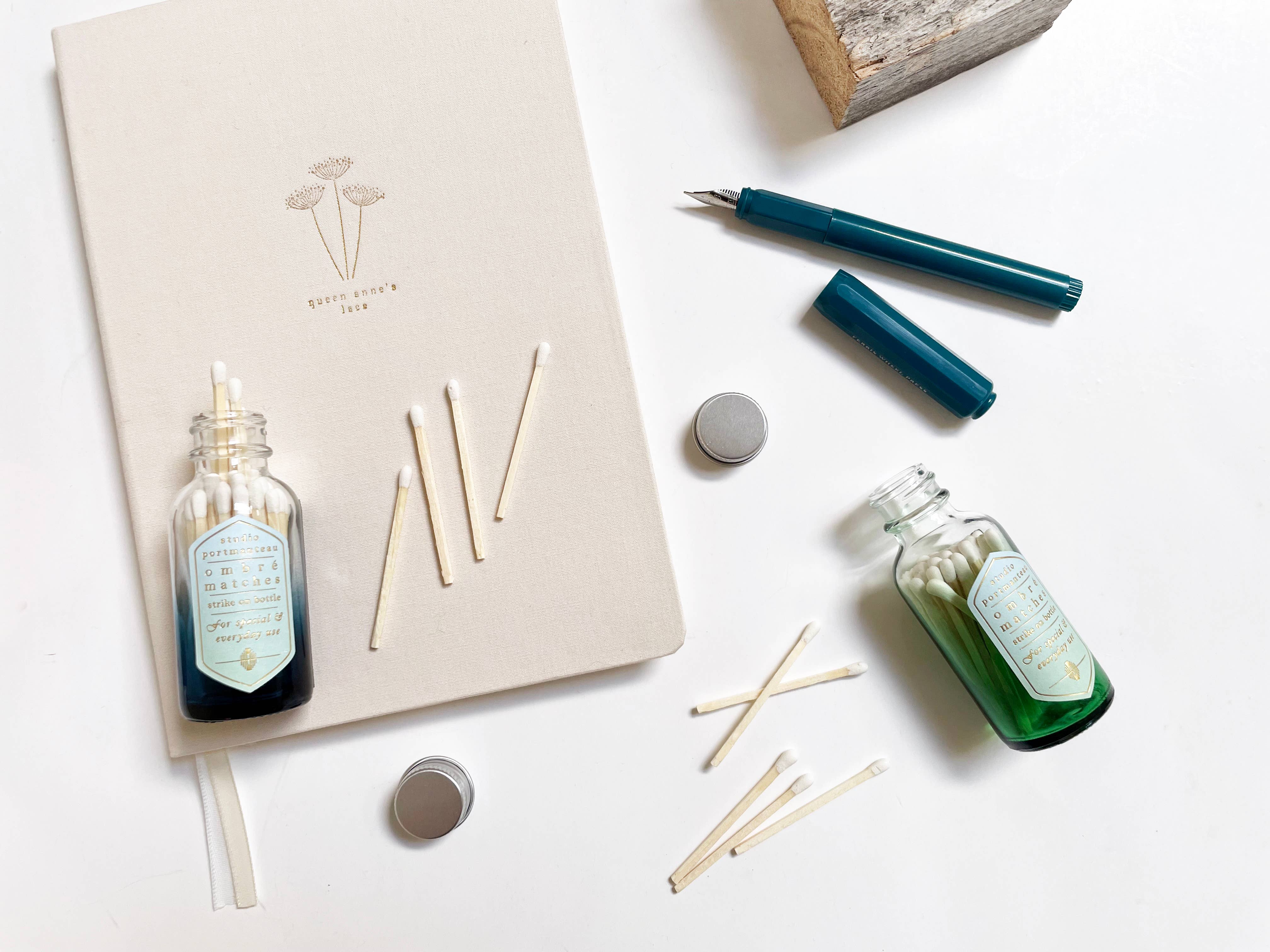 Peppermint Green Ombré Match Bottle | Fine Candle Accessory, photo 4 of 8