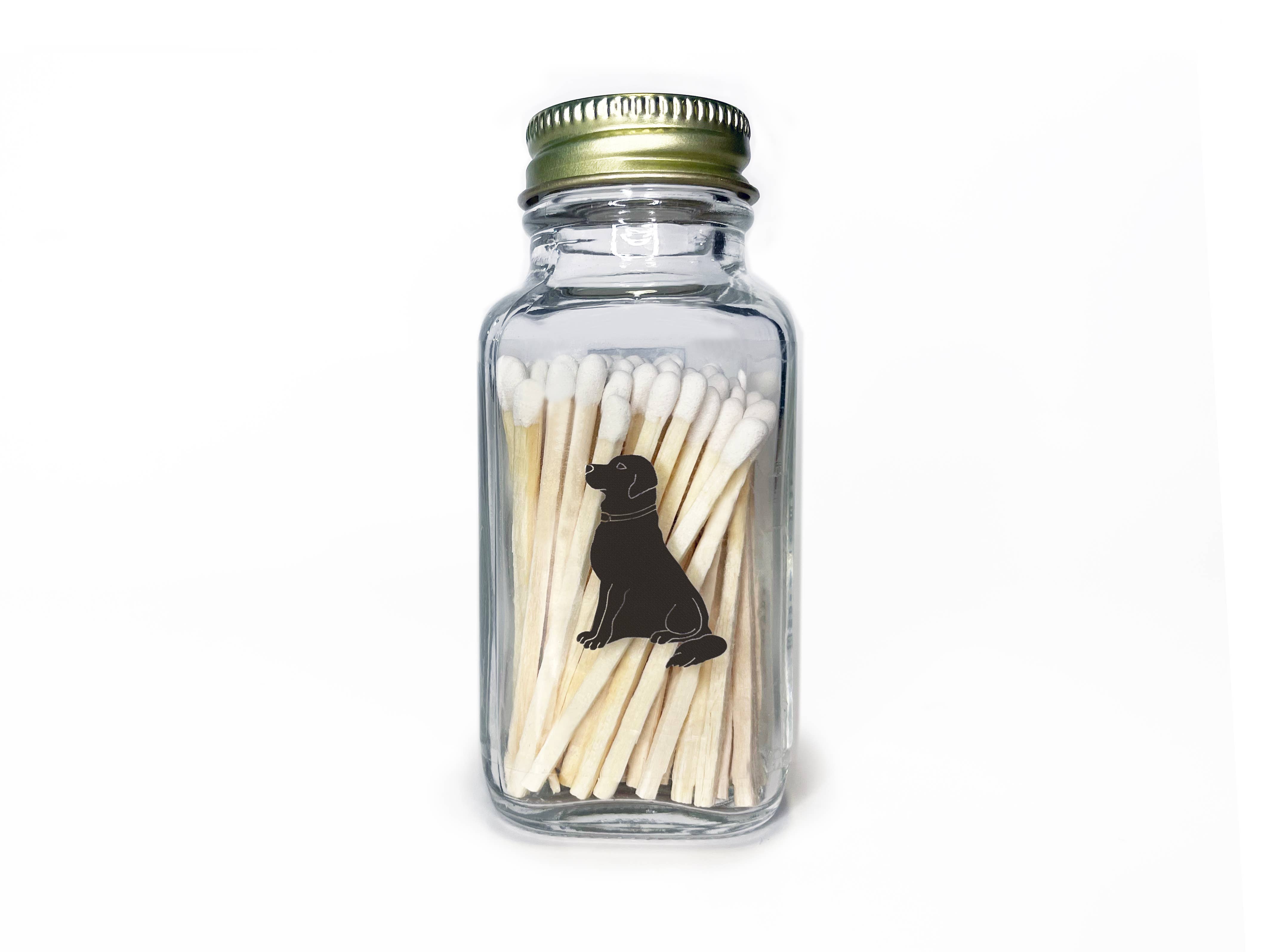 Labrador Retriever Jar of Matches | Dog Lover Match Cloche, photo 1 of 4
