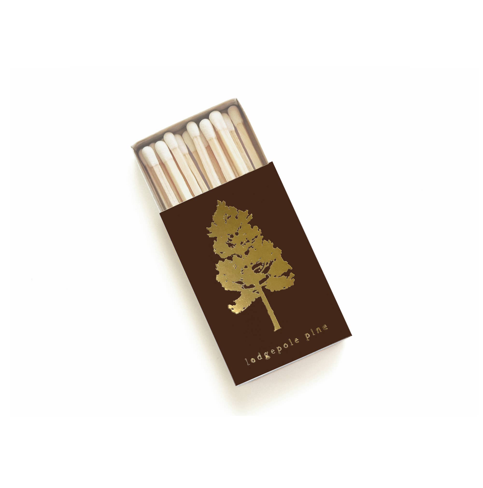 Lodgepole Pine Tree Matchbox | Tall Evergreen Matches, photo 1 of 8