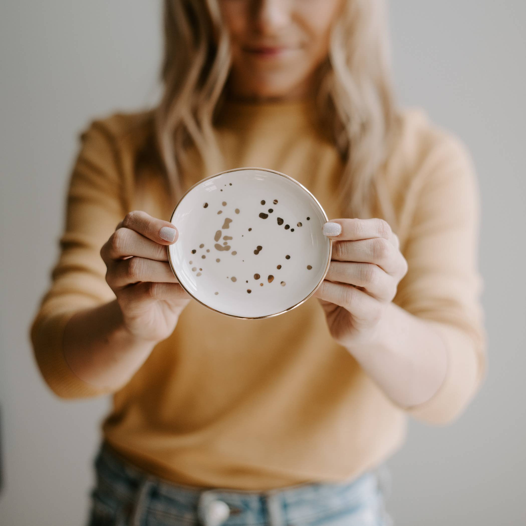 Speckled Jewelry Dish - Home Decor & Gifts, photo 4 of 4