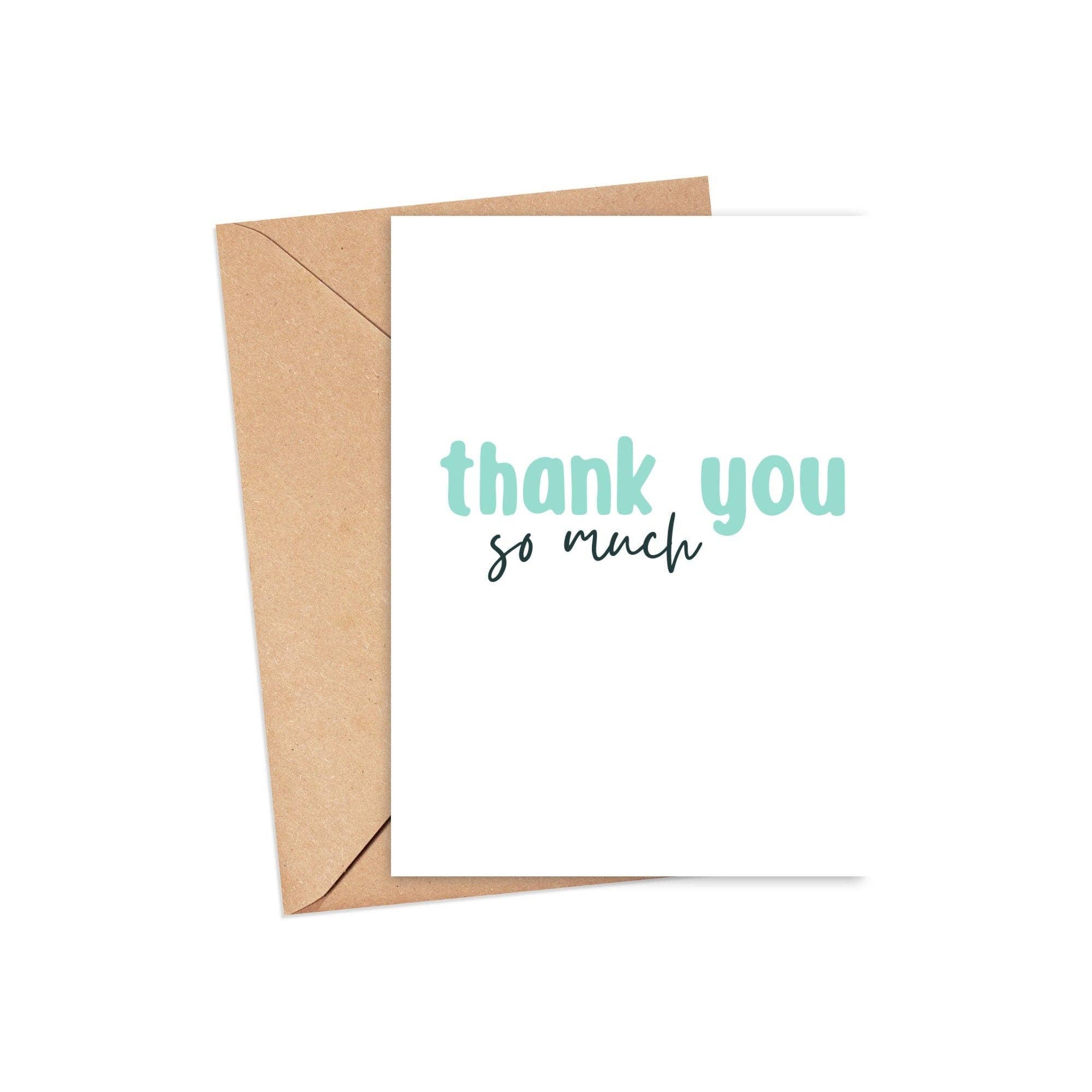 Thank You So Much Card, photo 2 of 3