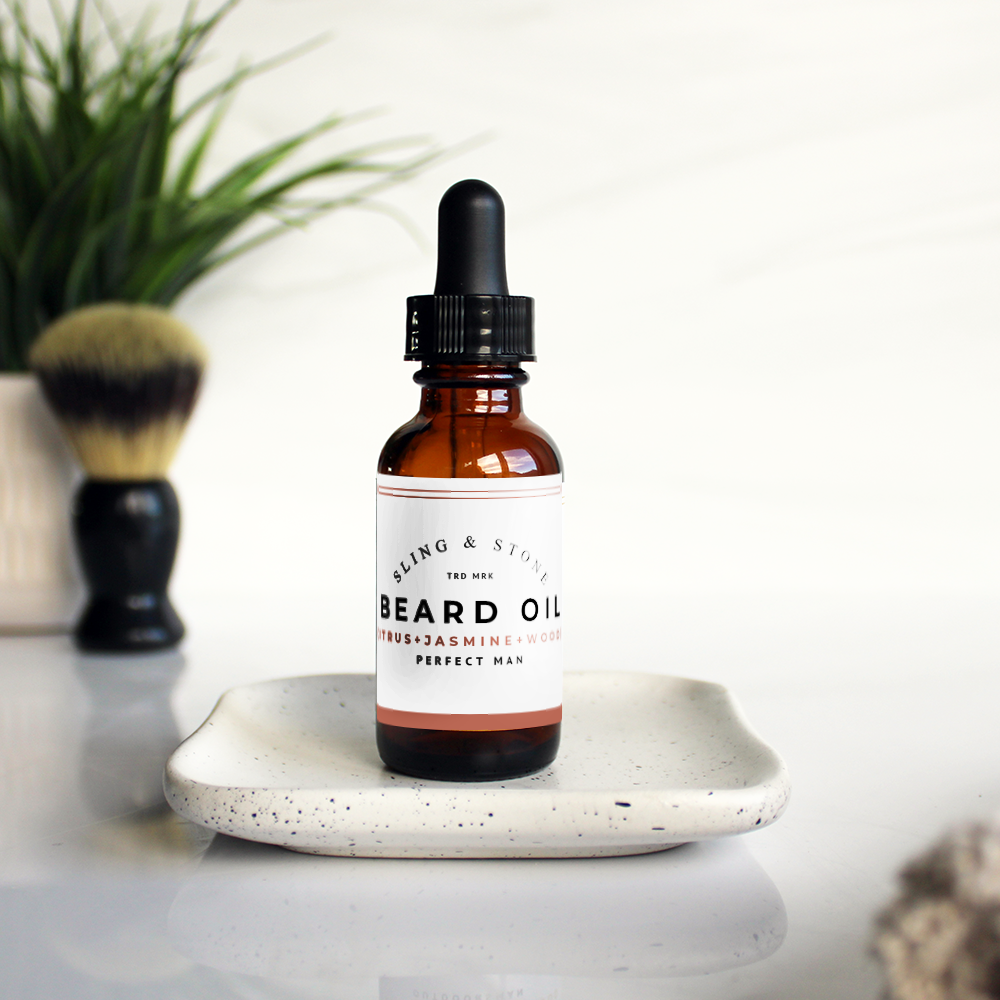 FOR MEN | Beard Oils (NEW SCENTS!): 'The Perfect Man' (Citrus+Jasmine+Woods), photo 1 of 6