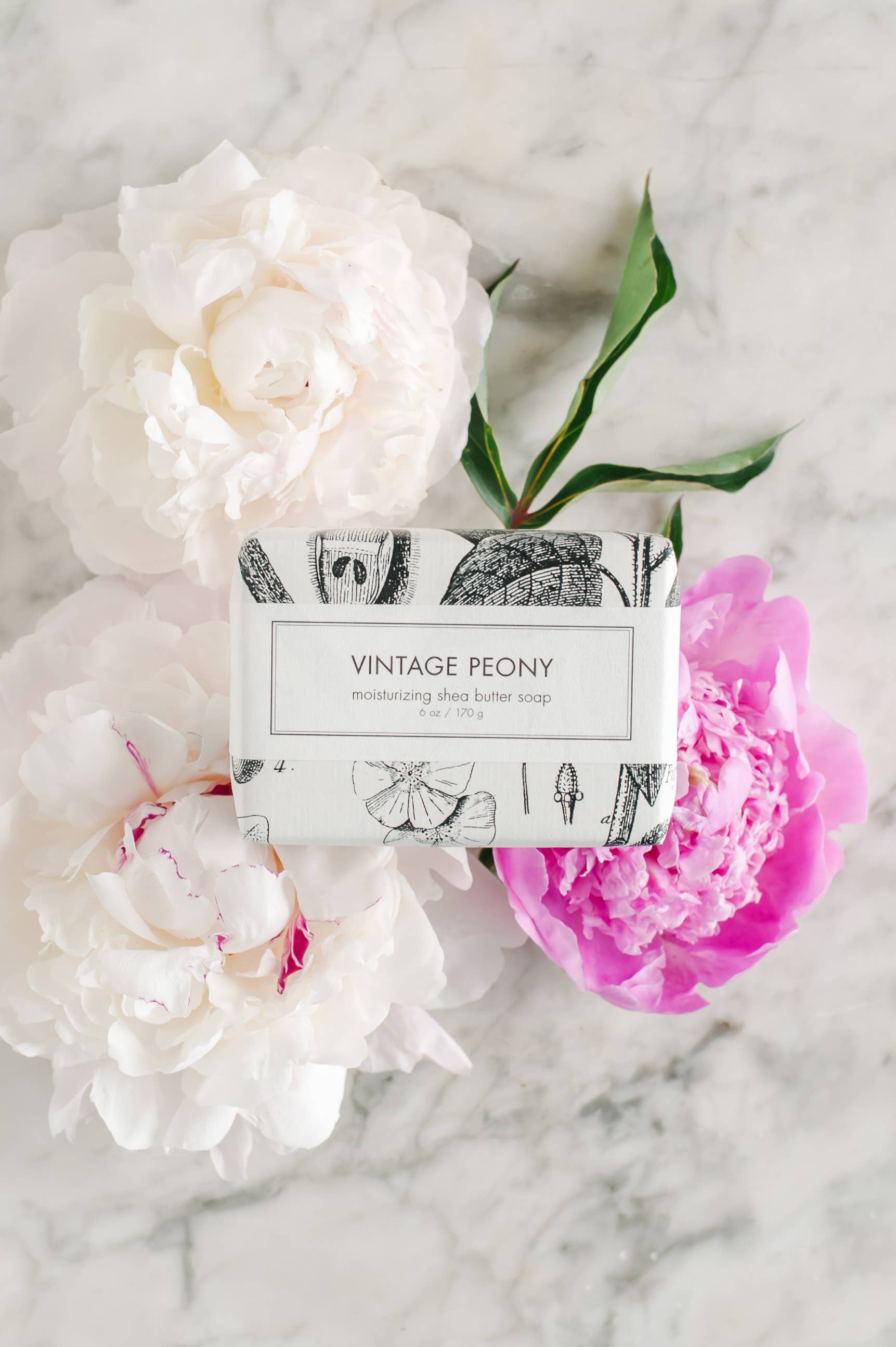 Vintage Peony Shea Butter Soap - Bath Bar, photo 2 of 8