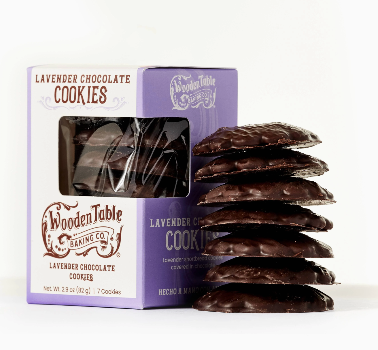 Lavender Chocolate Tea Cookies