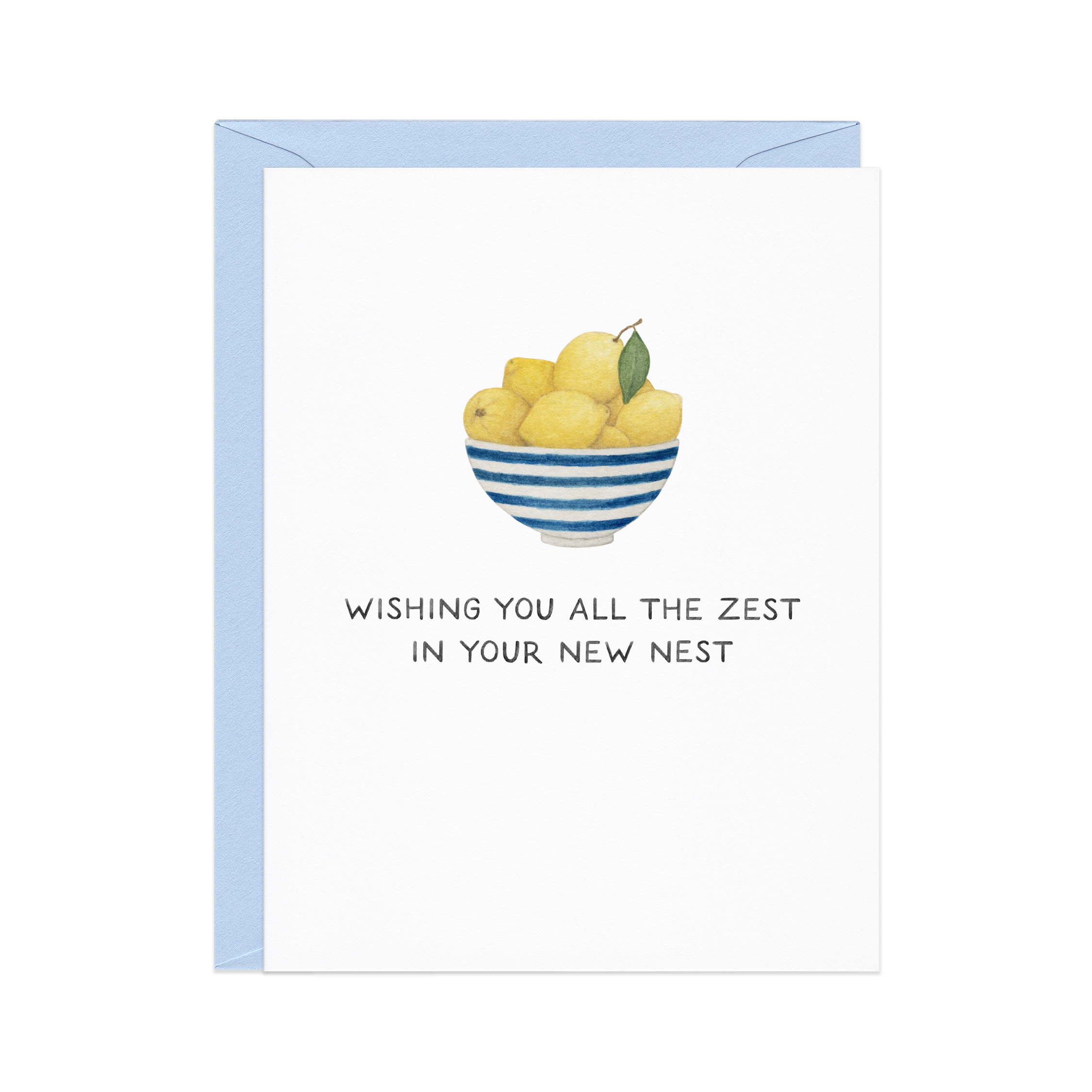 All The Zest — Lemon Pun Housewarming Card, photo 2 of 2