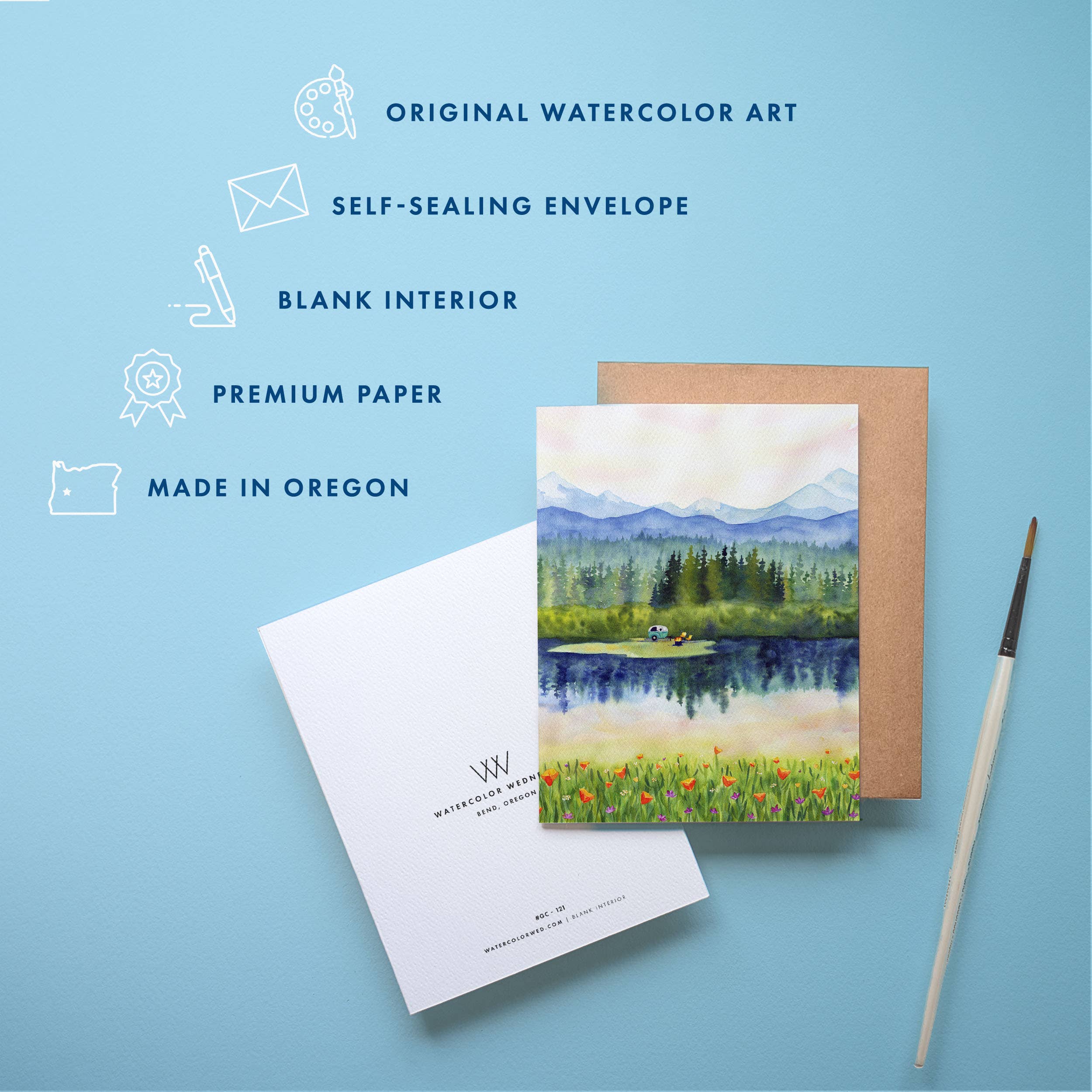 Adventure Summer Greeting Card | Everyday Outdoorsy Design: 1 Card, photo 2 of 6