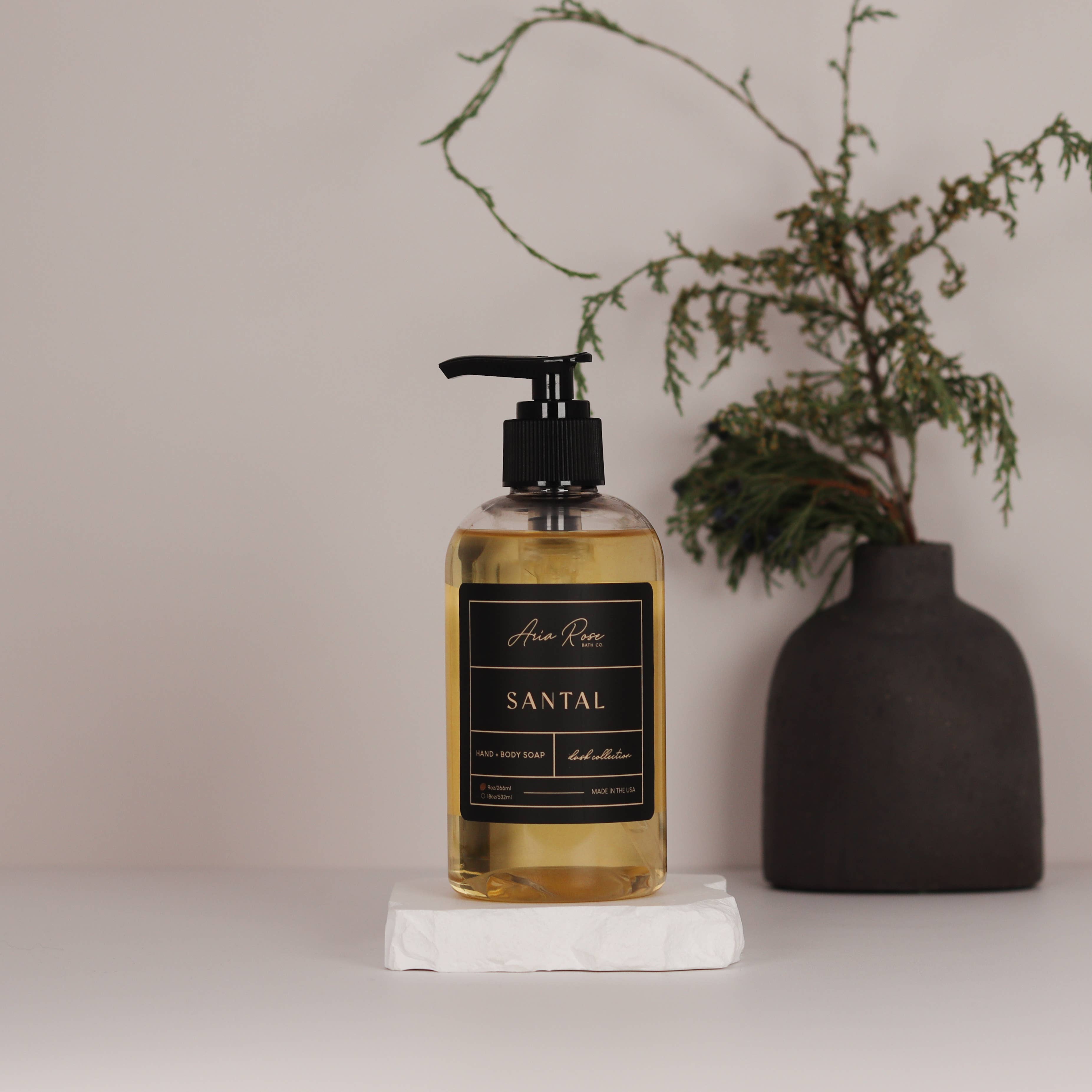 Santal Hand + Body Liquid Soap - Dusk Collection: 9 oz, photo 1 of 4