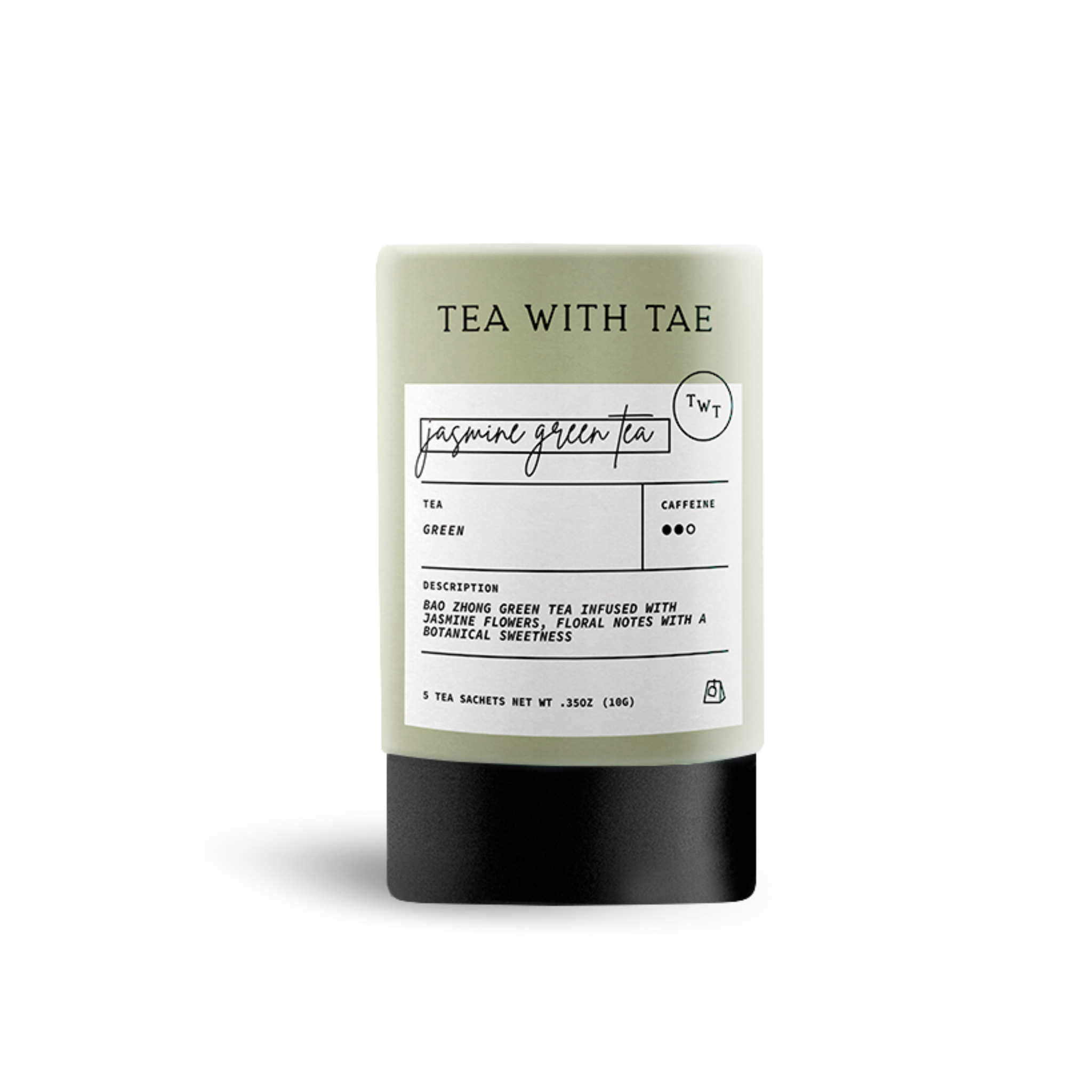 Jasmine Green Tea Mini Tube Gift (5 tea bags), photo 1 of 8
