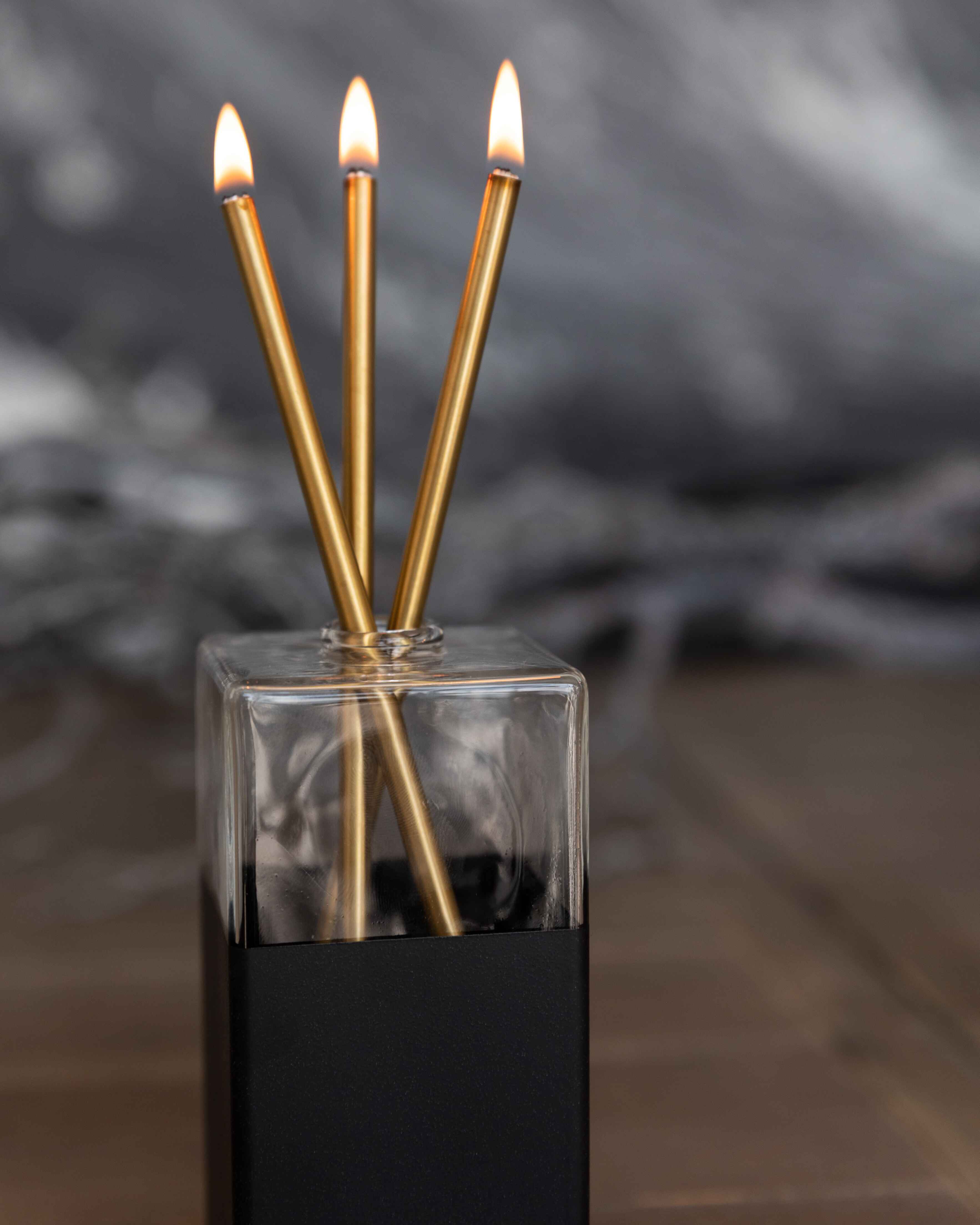 Gold Everlasting Candle – Reusable Steel Candles [x1 Pack], photo 5 of 8