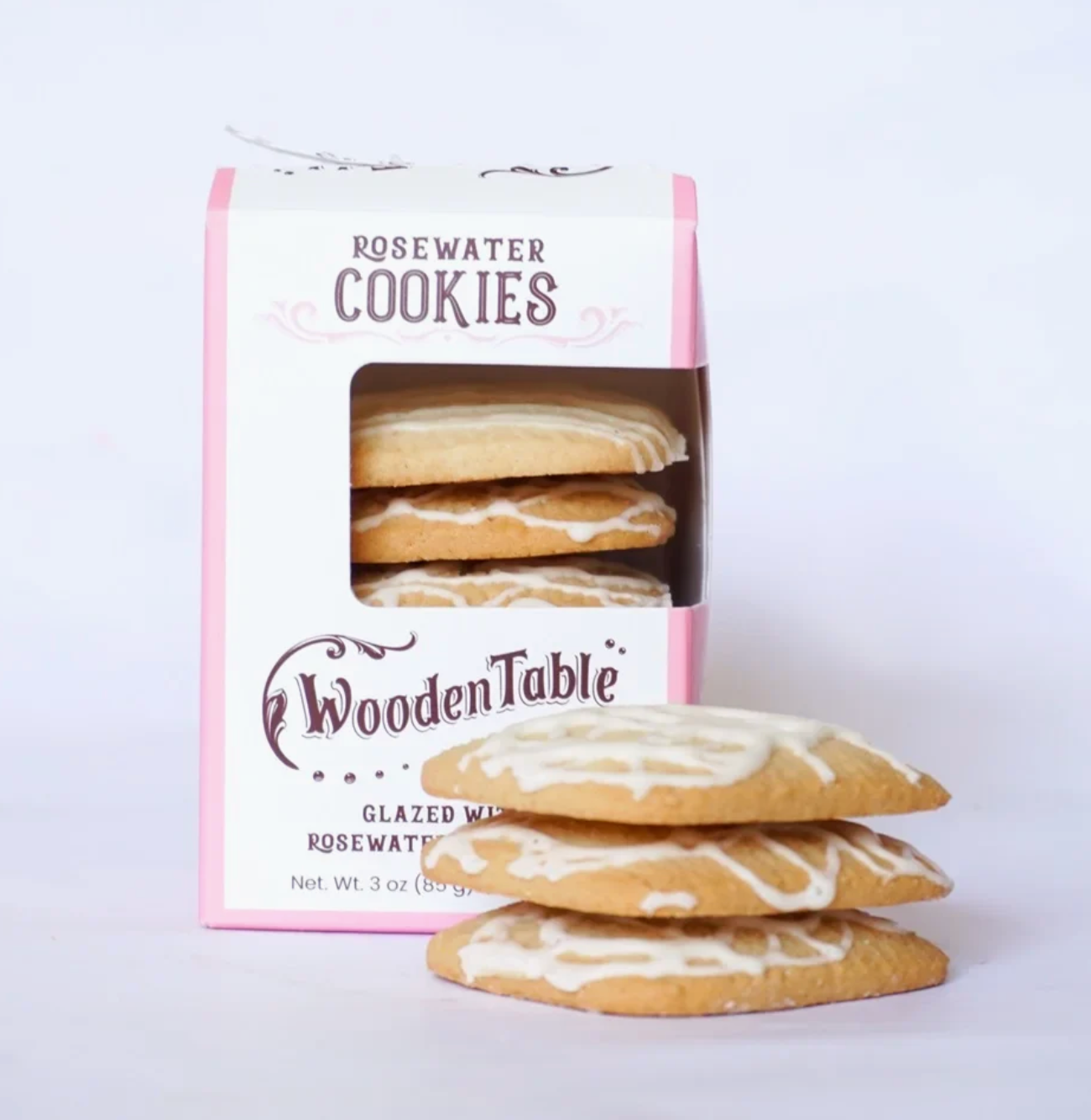 Rosewater Meringue Tea Cookies