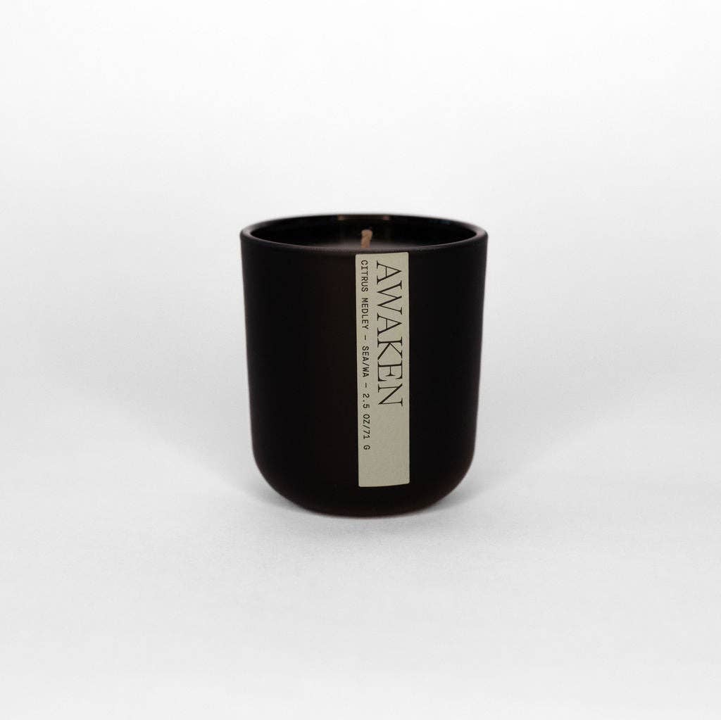 Awaken – 2.5 oz Glass Candle