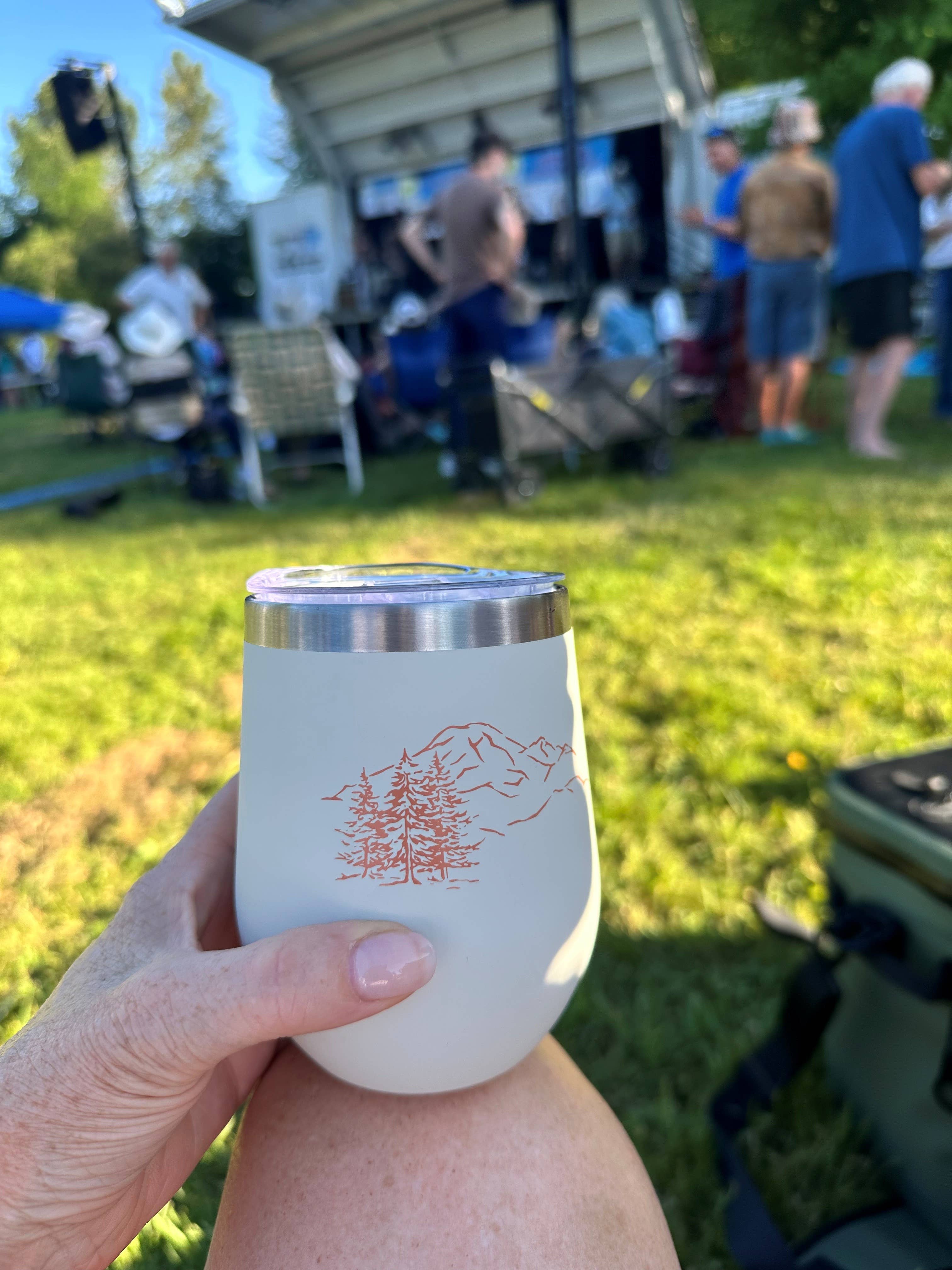 Wine Tumbler Orange - 12 oz, photo 2 of 3
