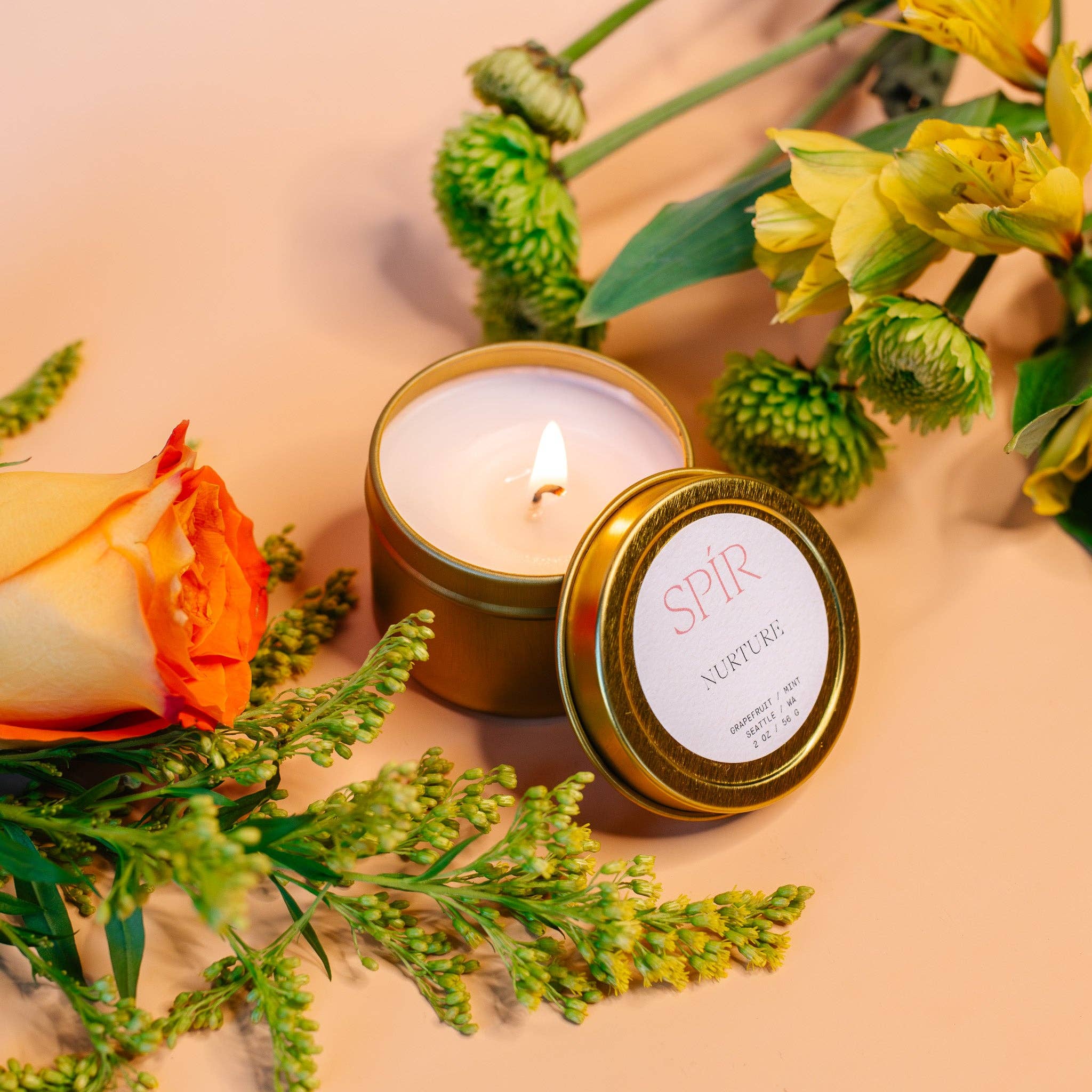 Nurture – 2.5 oz Glass Candle, photo 2 of 2