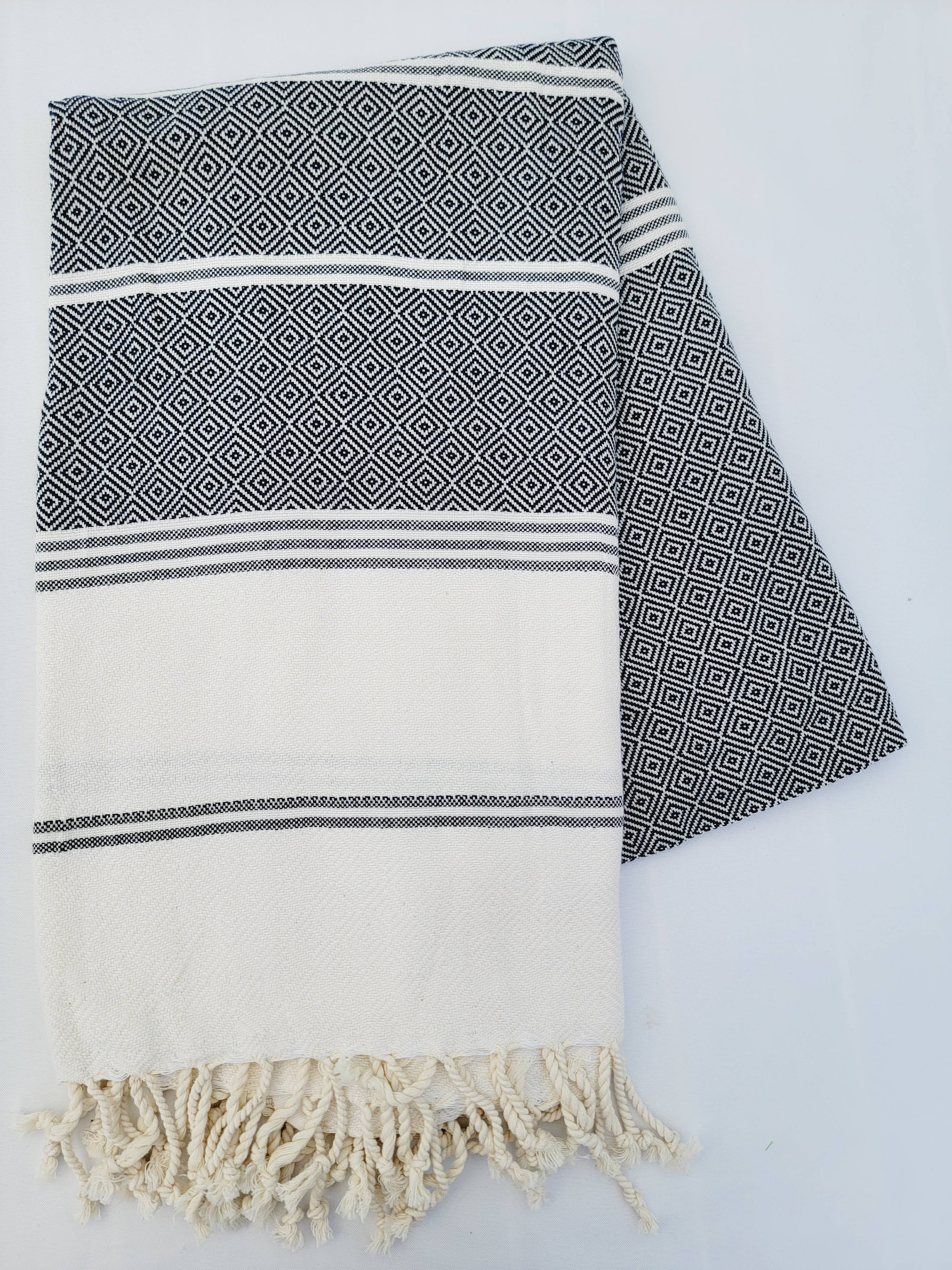 Throw Blanket, Farmhouse deco, Fall deco, Quick fold throw: Black, photo 1 of 8