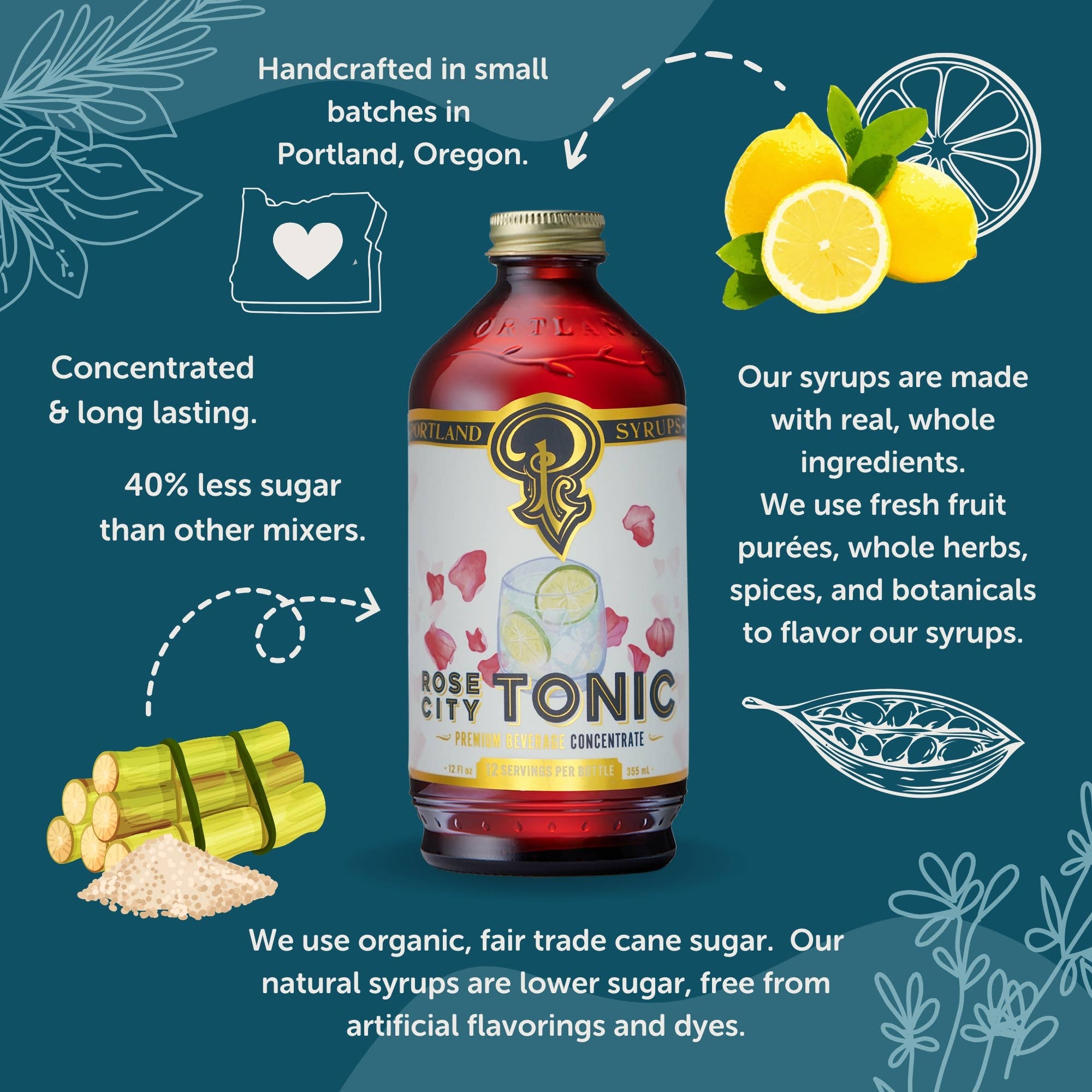Rose City Quinine Tonic Syrup, photo 2 of 3