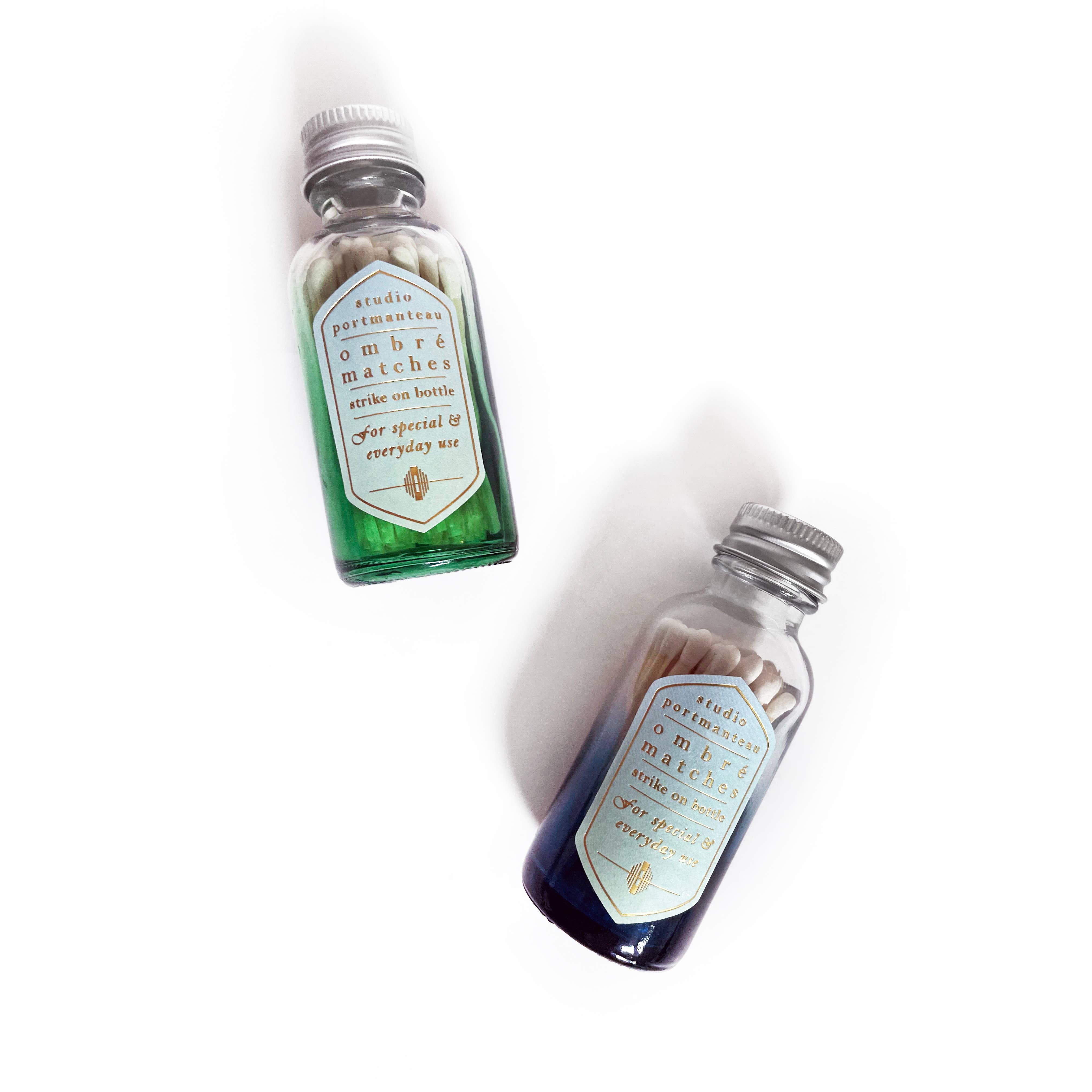 Peppermint Green Ombré Match Bottle | Fine Candle Accessory, photo 8 of 8