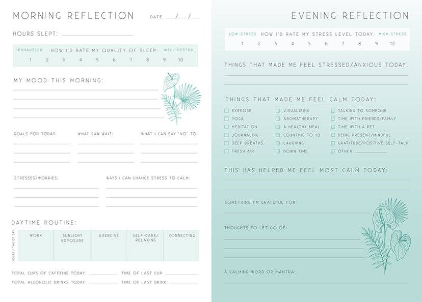 Calm: A Day and Night Reflection Journal, photo 4 of 4