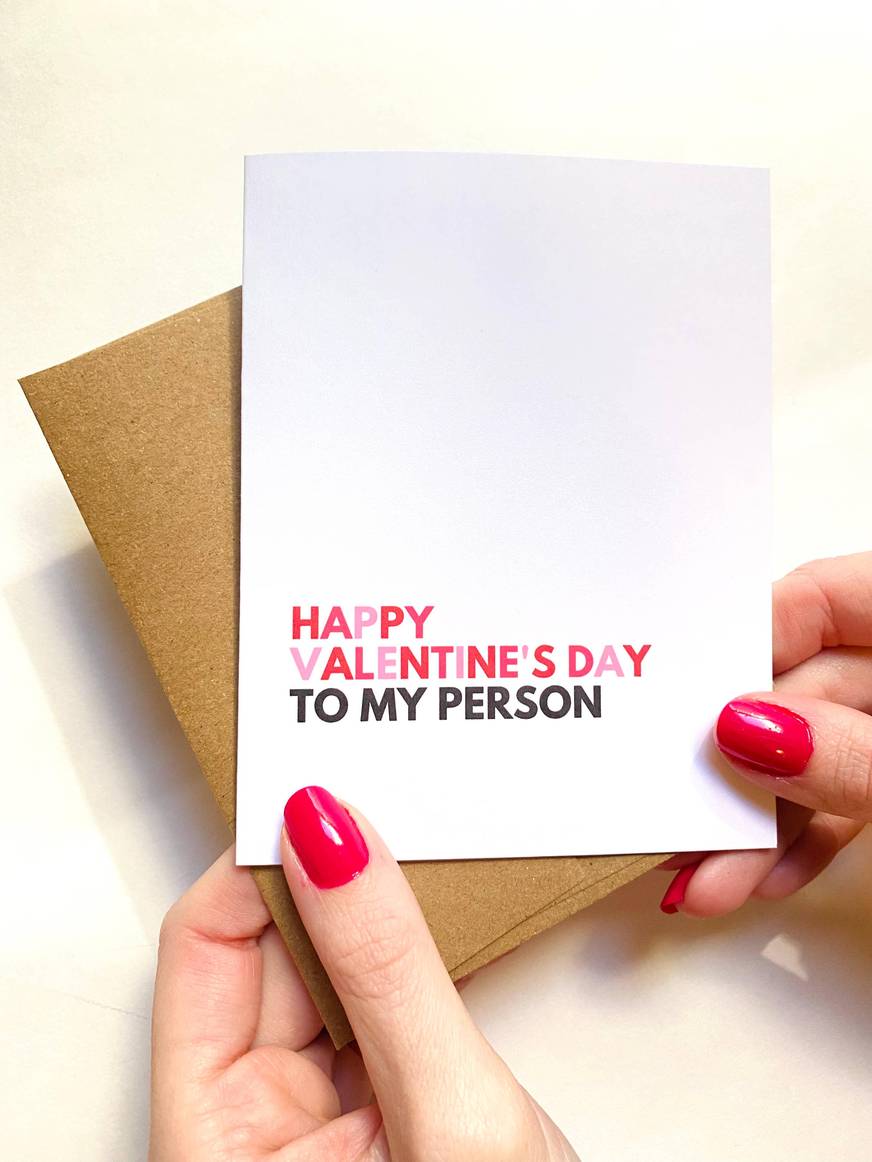 Happy Valentine's Day Card To My Person Valentine's Day Card, photo 1 of 2