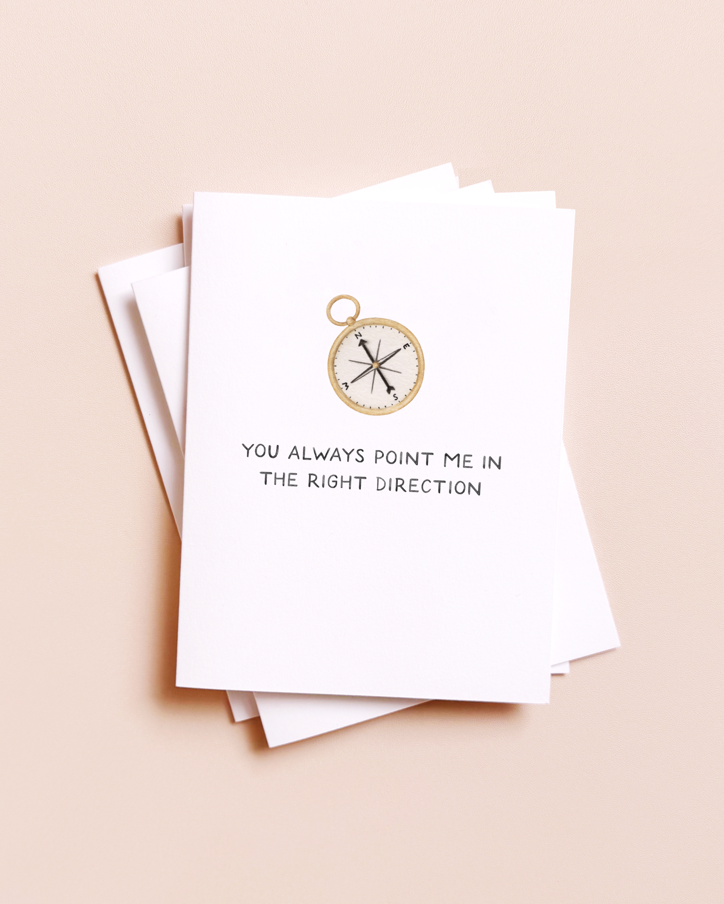 Right Direction — Compass Parent / Teacher / Thank You Card, photo 1 of 2